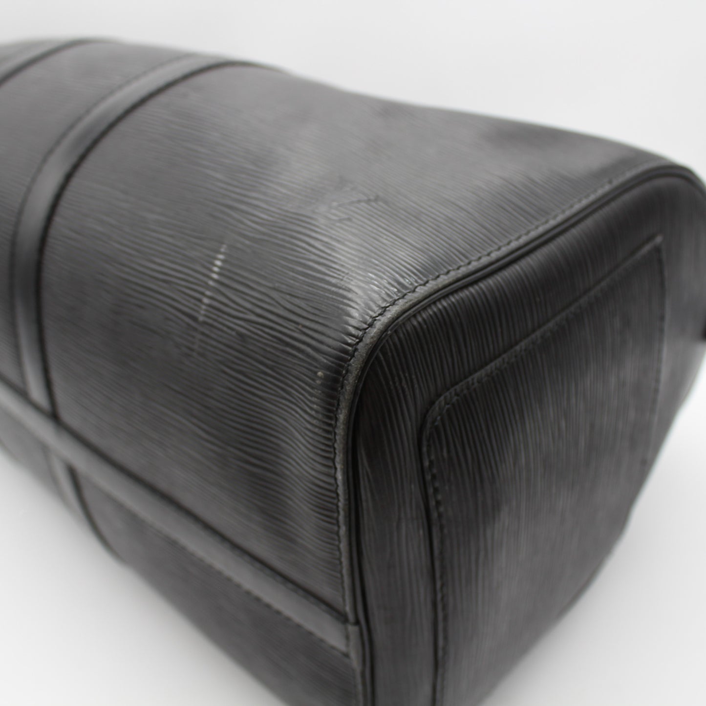 BORSA LOUIS VUITTON KEEPALL 50 EPI NERO IN PELLE LB1811