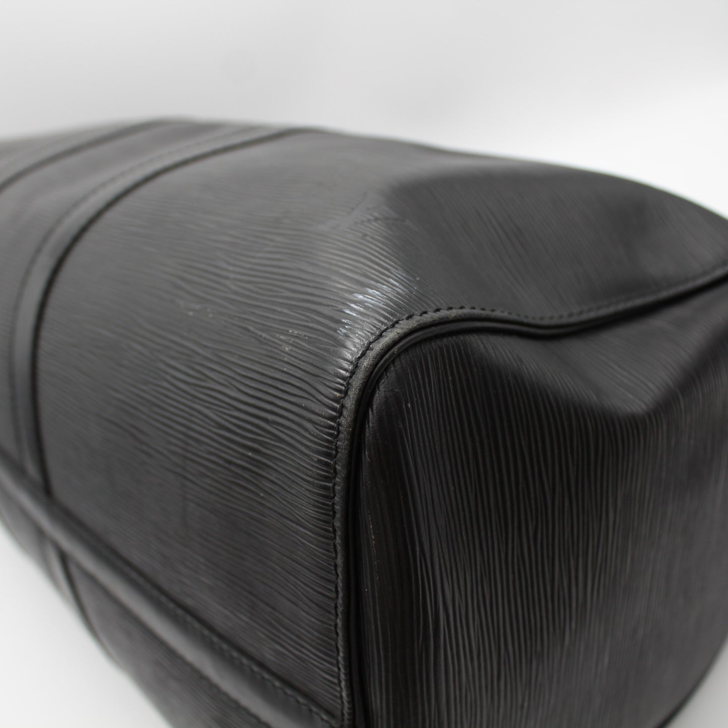 BORSA LOUIS VUITTON KEEPALL 50 EPI NERO IN PELLE LB1811
