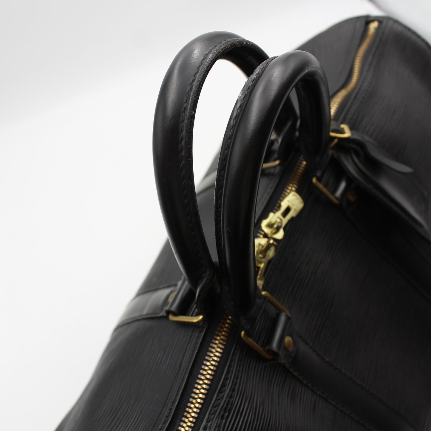 BORSA LOUIS VUITTON KEEPALL 50 EPI NERO IN PELLE LB1811