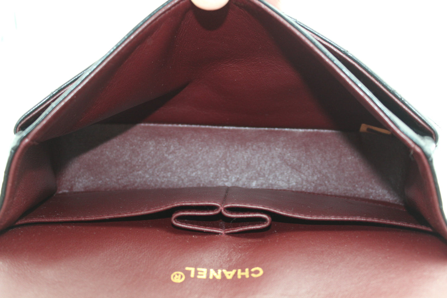 BORSA CHANEL TIMELESS CLASSICA DOUBLE FLAP MEDIA NERA CB264