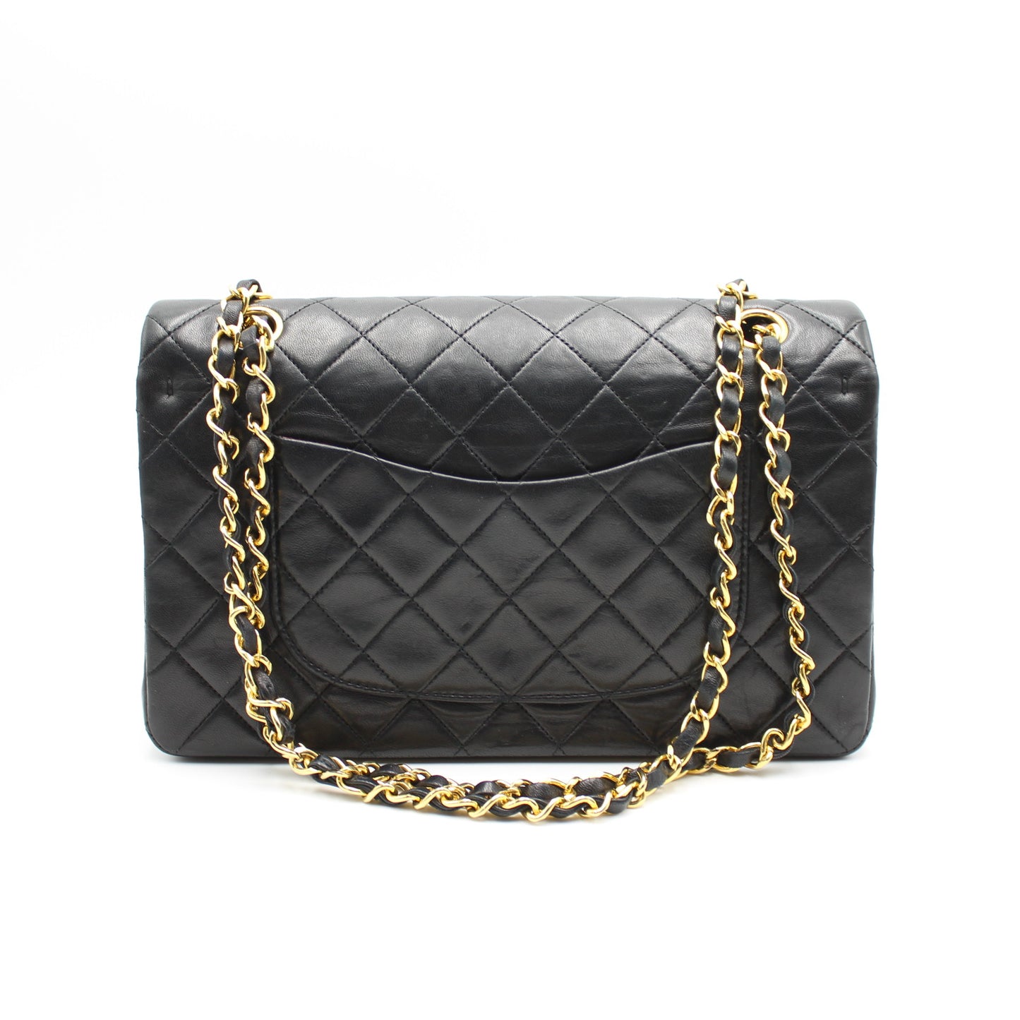 BORSA CHANEL TIMELESS CLASSICA DOUBLE FLAP MEDIA NERA CB264