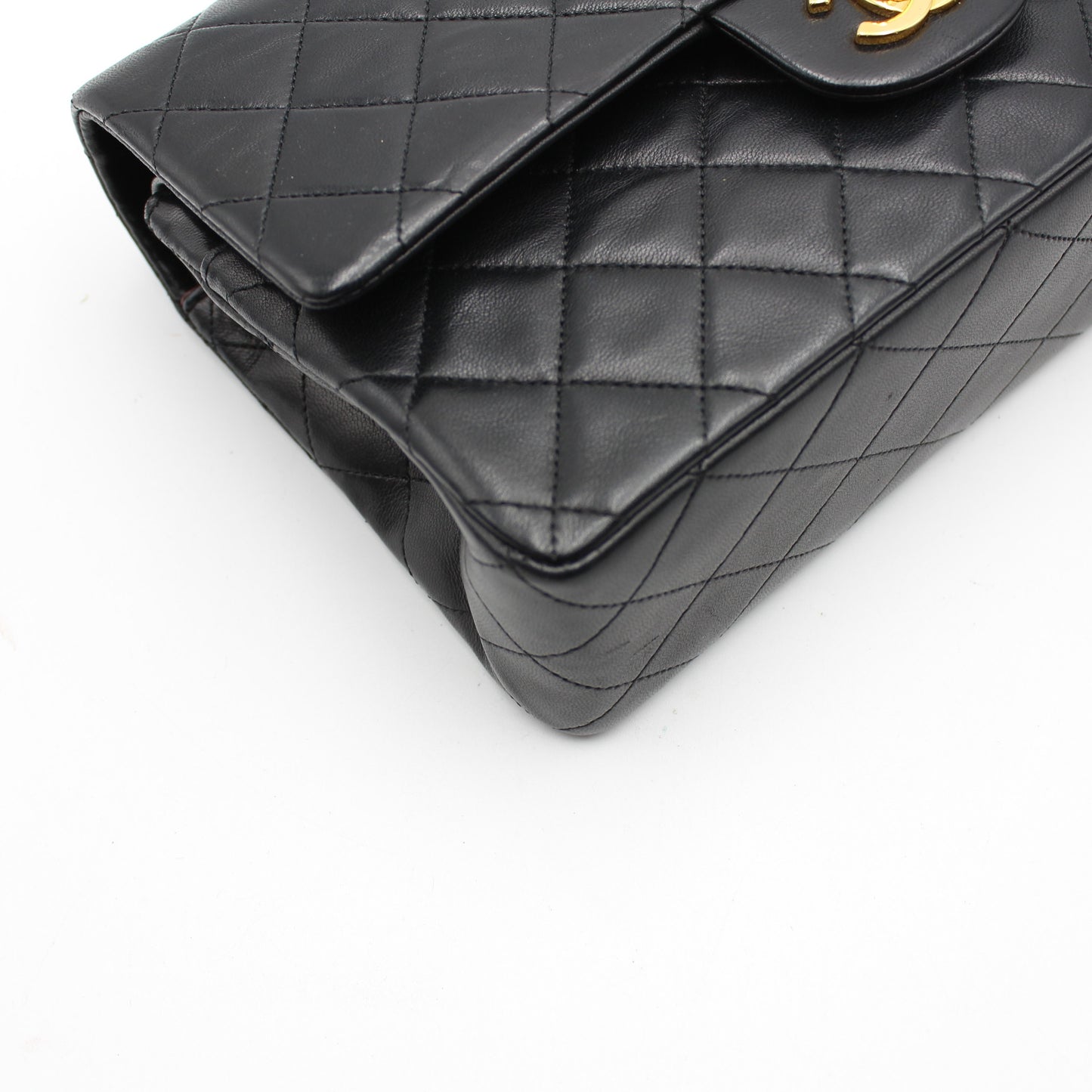BORSA CHANEL TIMELESS CLASSICA DOUBLE FLAP MEDIA NERA CB264