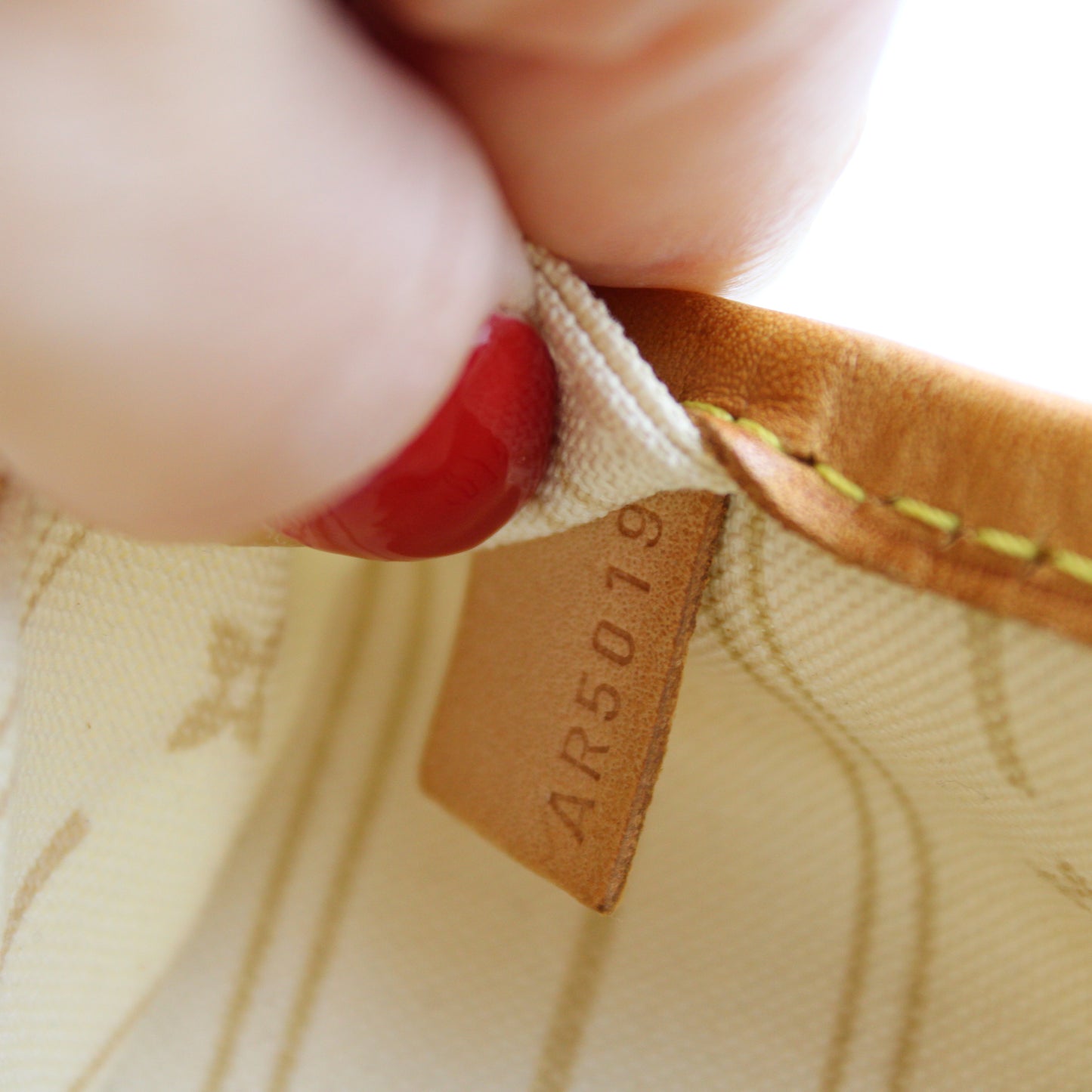 BORSA LOUIS VUITTON NEVERFULL MM DAMIER AZUR LB1804