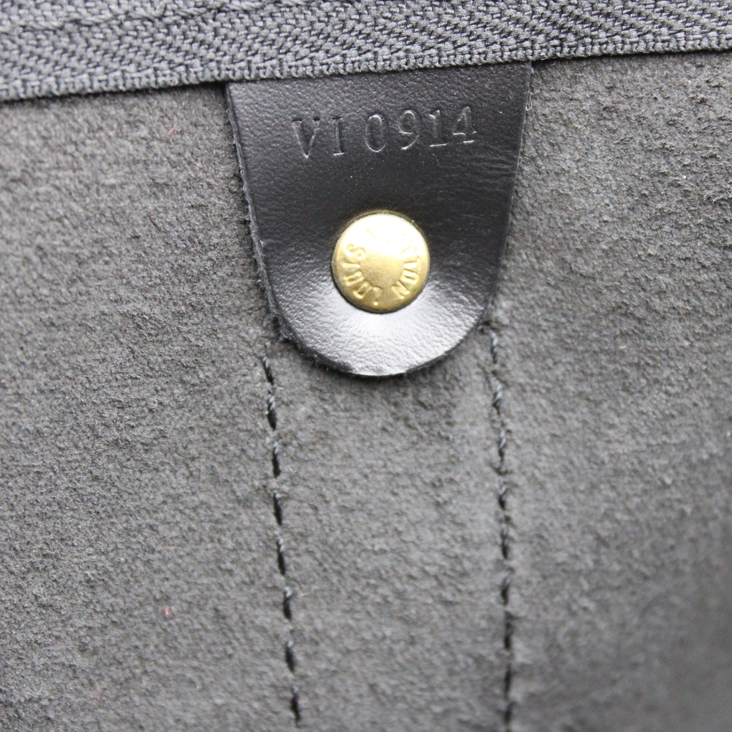 BORSA LOUIS VUITTON KEEPALL 50 EPI NERO IN PELLE