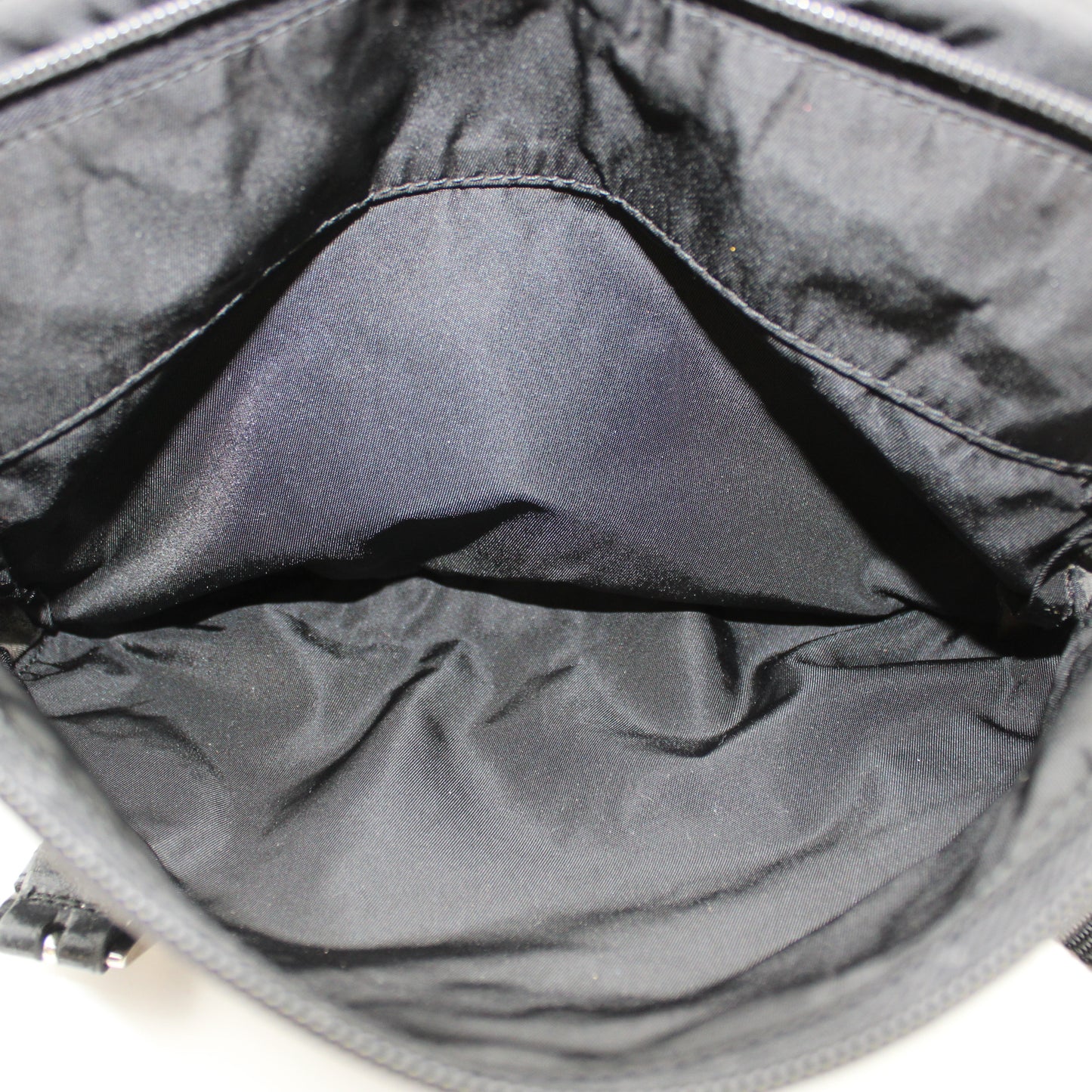 BORSA PRADA IN TELA VELA NERA MESSENGER PB215