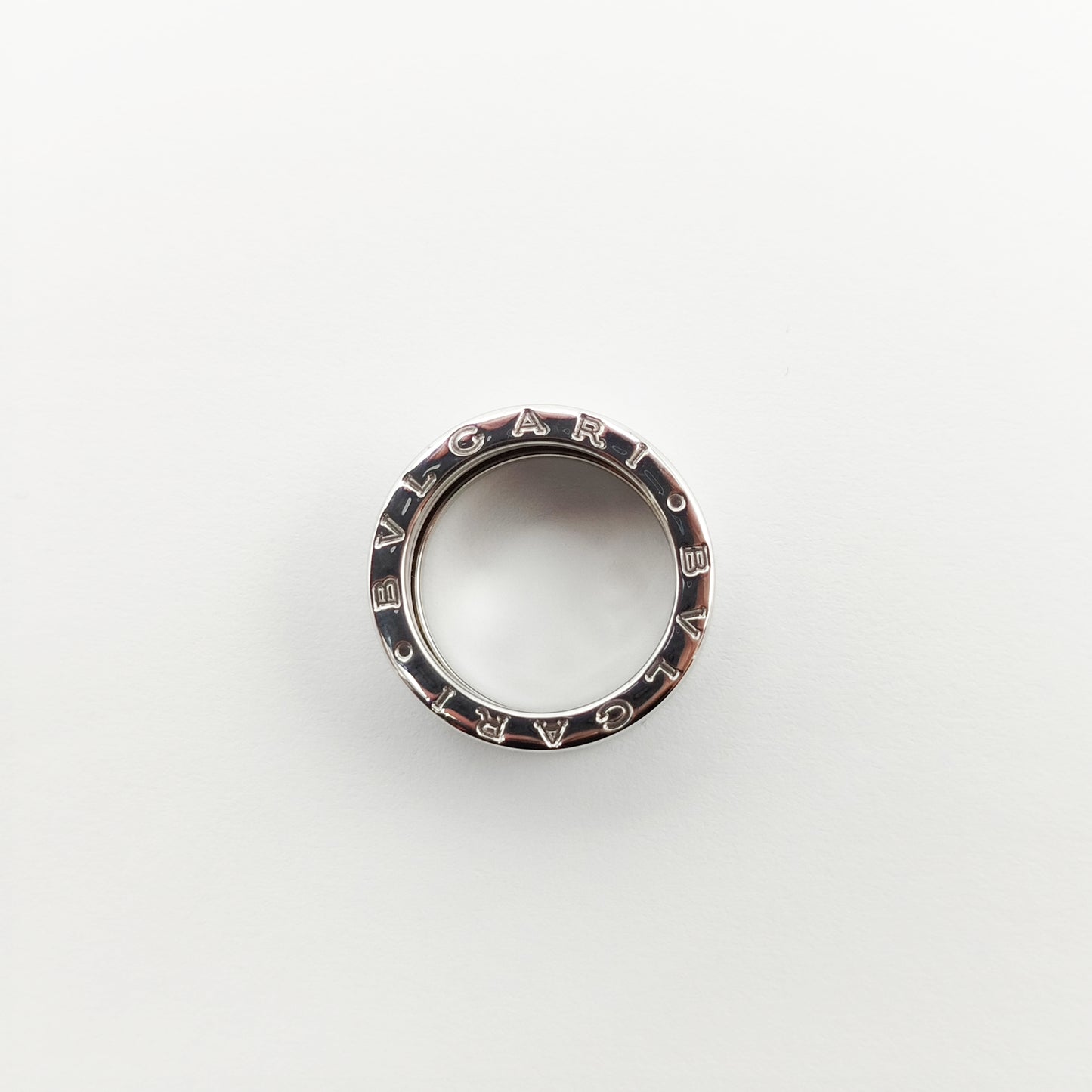 ANELLO BVLGARI BZERO1 A TRE FASCE IN ORO BIANCO MIS.51 18KT BG115