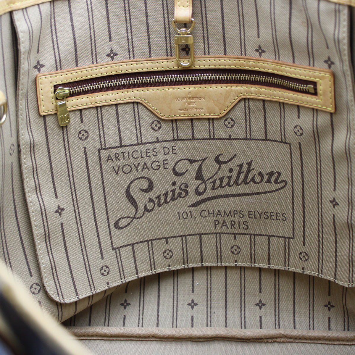 BORSA LOUIS VUITTON NEVERFULL MM MONOGRAM LB1959