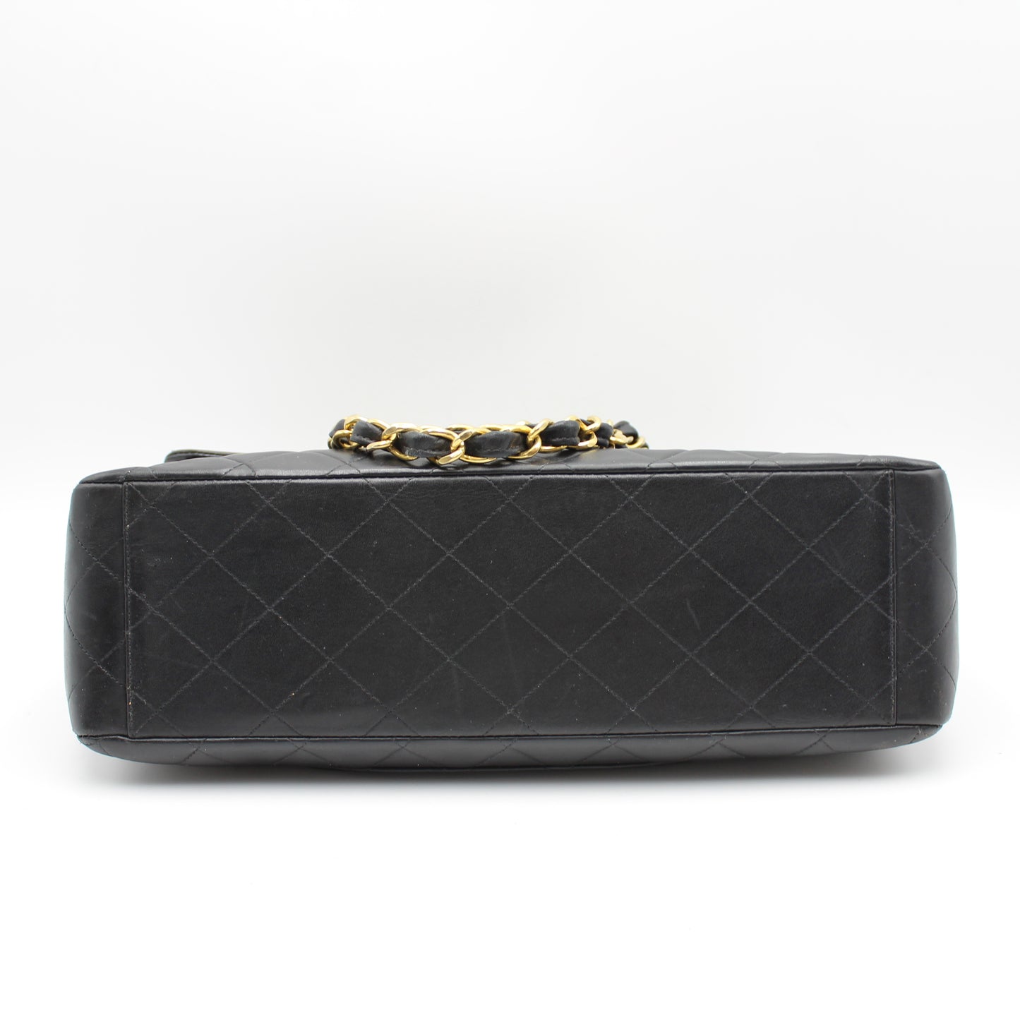BORSA CHANEL MAXI JUMBO NERA AGNELLO MATELASSE CB256