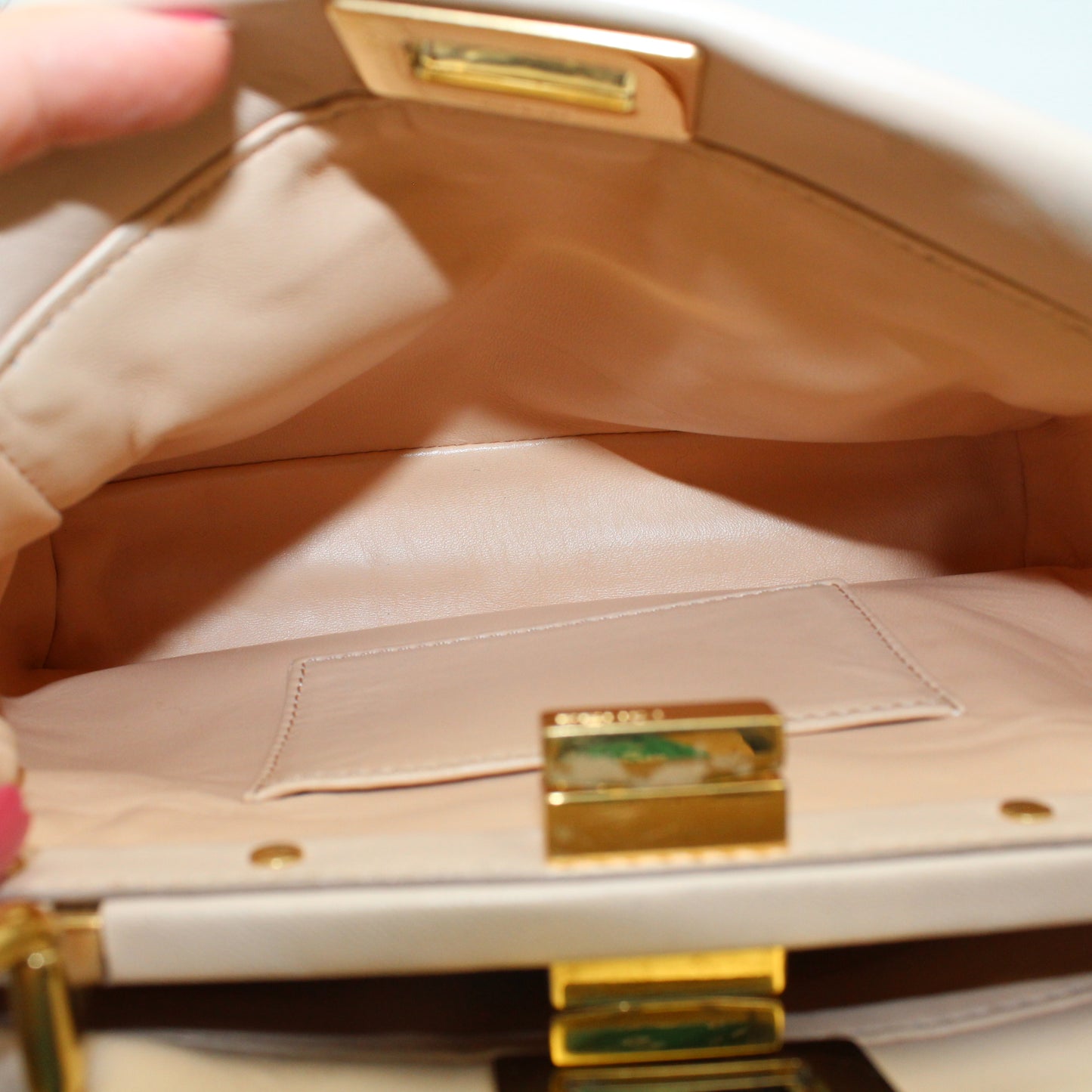 BORSA FENDI PEEKABOO MINI ROSA CIPRIA FB162