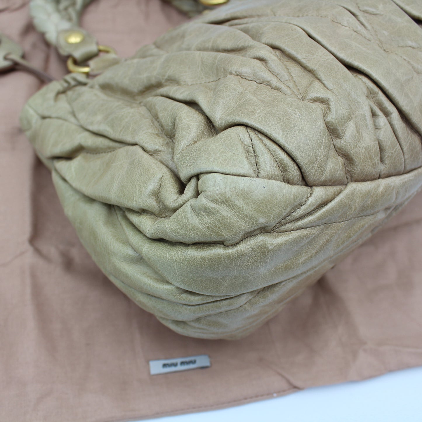 BORSA MIU MIU IN PELLE MATELASSE LUX MB109