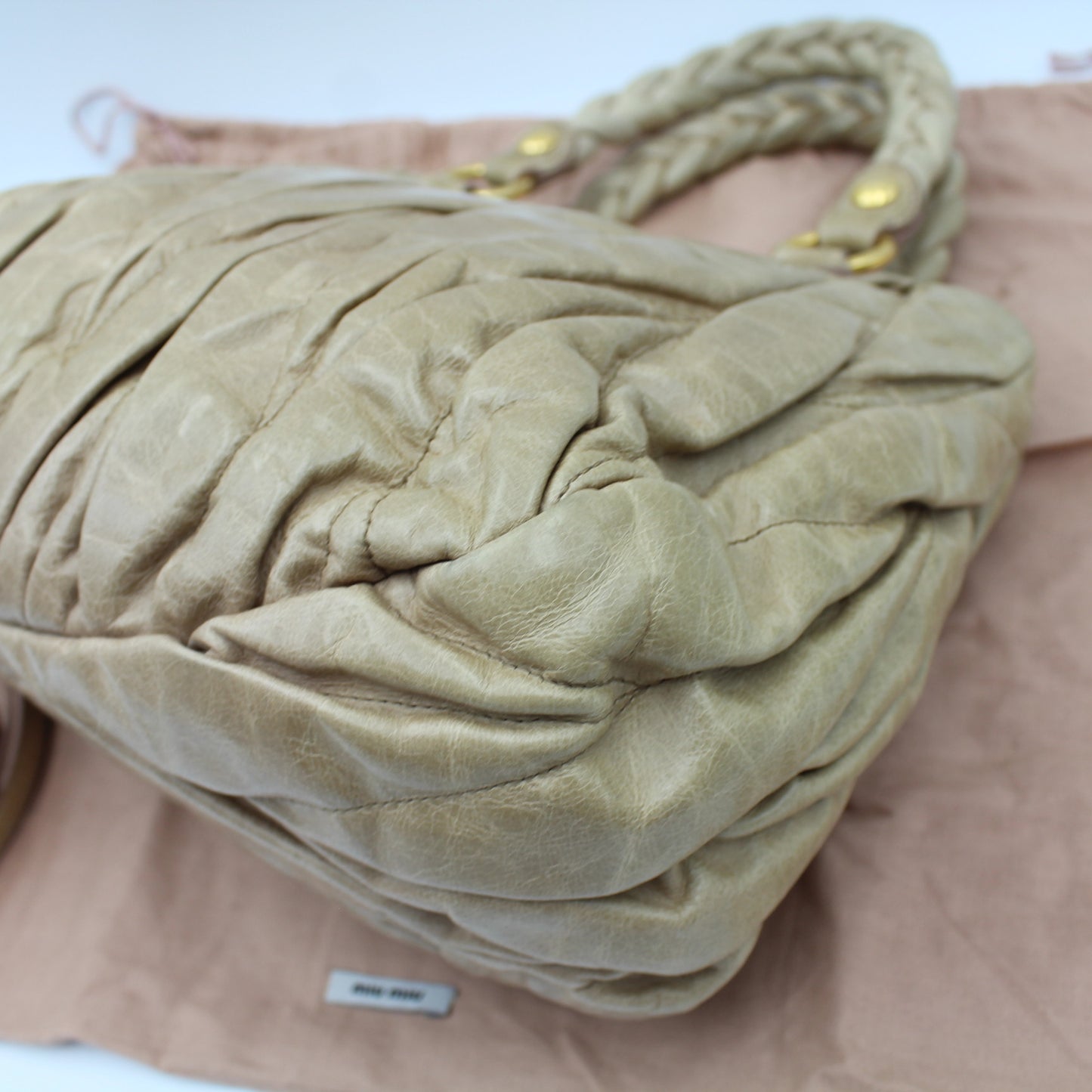 BORSA MIU MIU IN PELLE MATELASSE LUX MB109