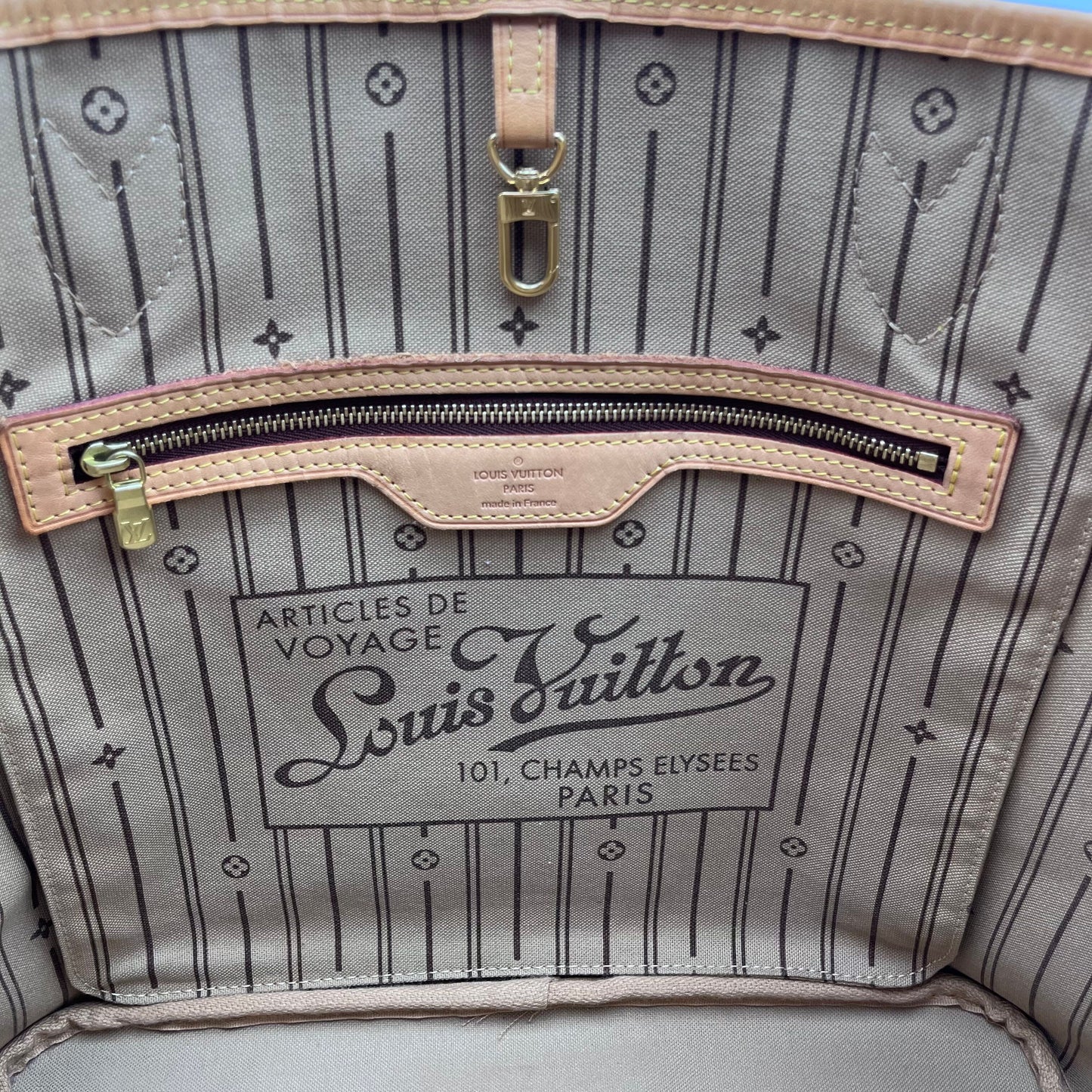 BORSA LOUIS VUITTON NEVERFULL MM MONOGRAM LB1806