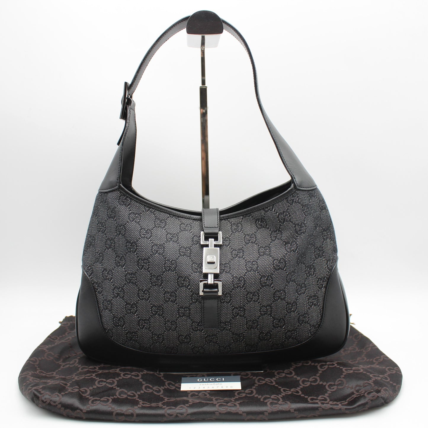 BORSA GUCCI JACKIE GG NERA GB254