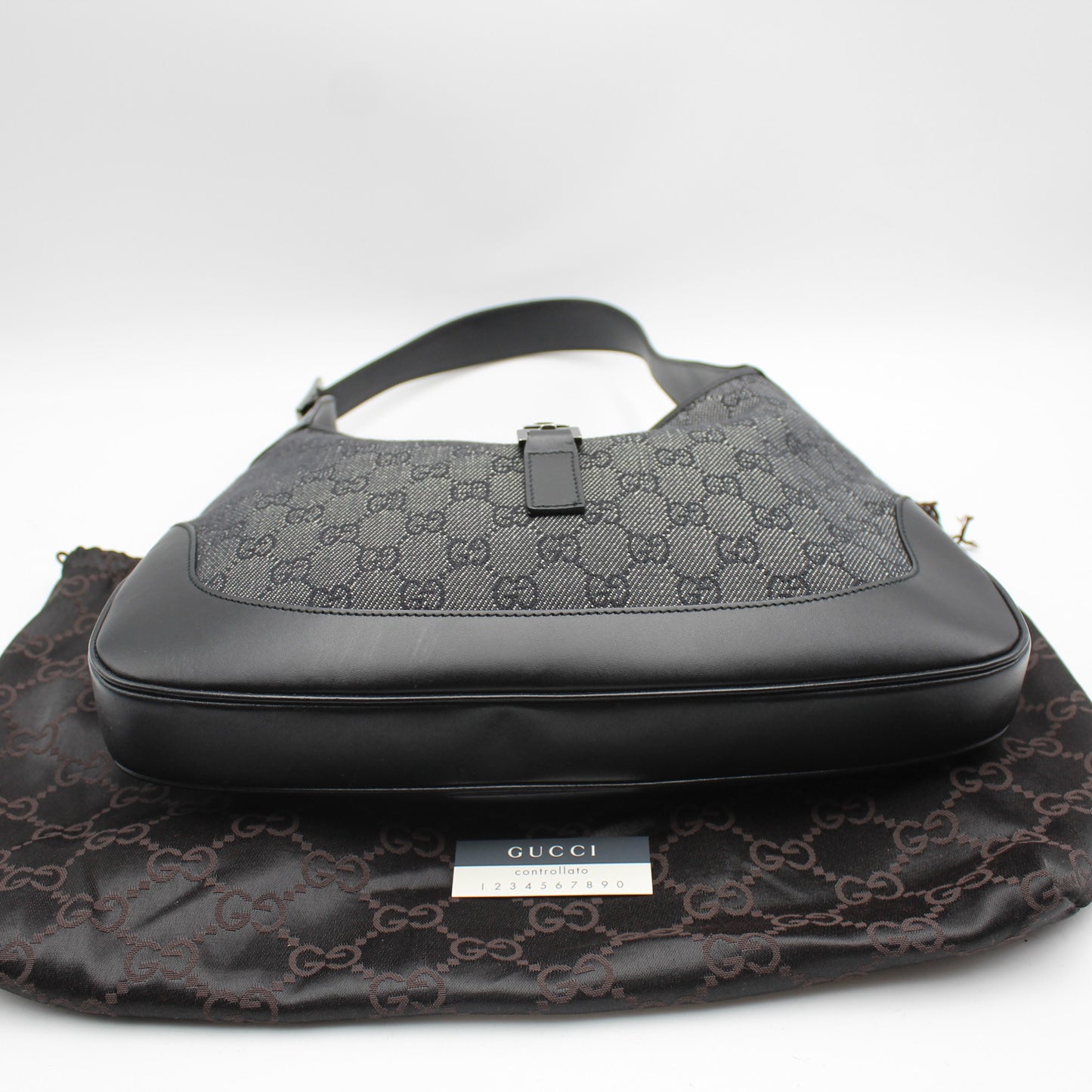 BORSA GUCCI JACKIE GG NERA GB254