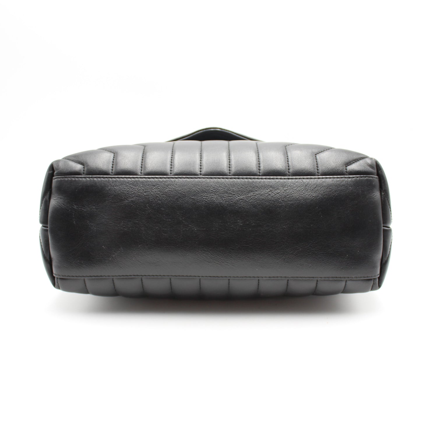 BORSA SAINT LAURENT LOULOU MEDIA IN PELLE NERA YB117