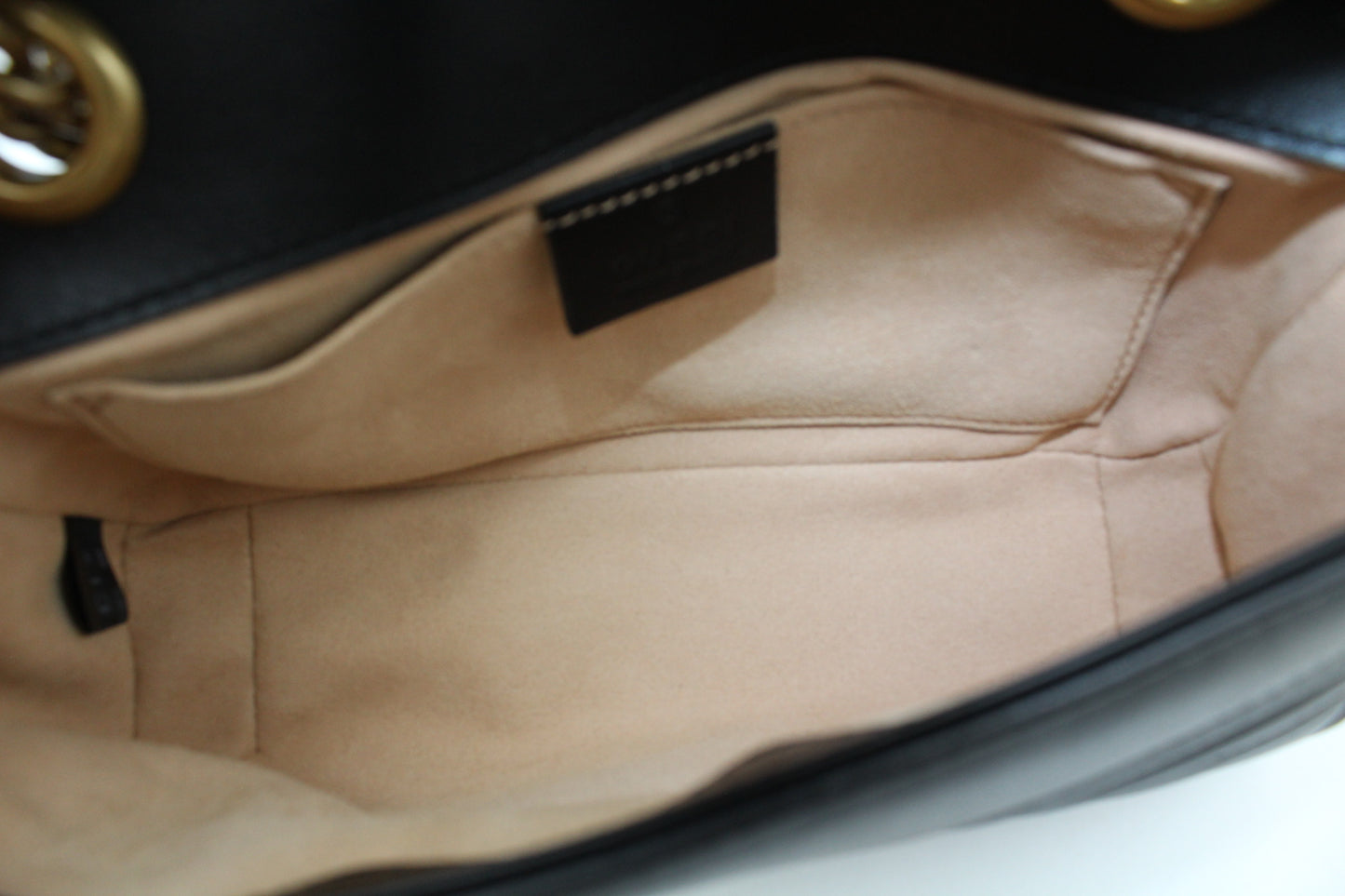 BORSA GUCCI MARMONT MINI NERA IN PELLE MATELASSE GB259