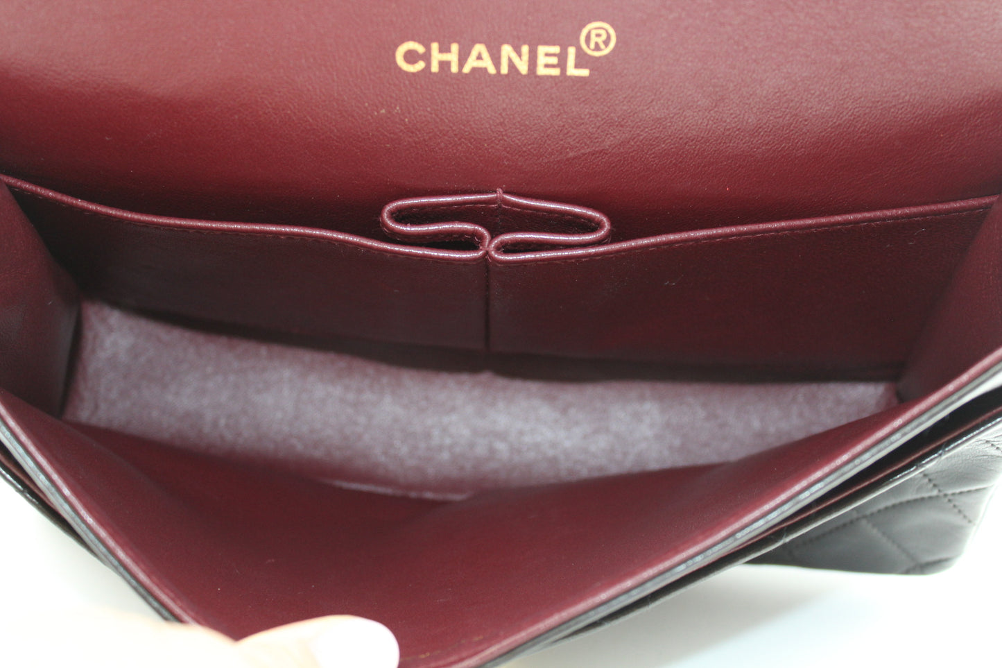 BORSA CHANEL TIMELESS CLASSICA DOUBLE FLAP MEDIA NERA CB262