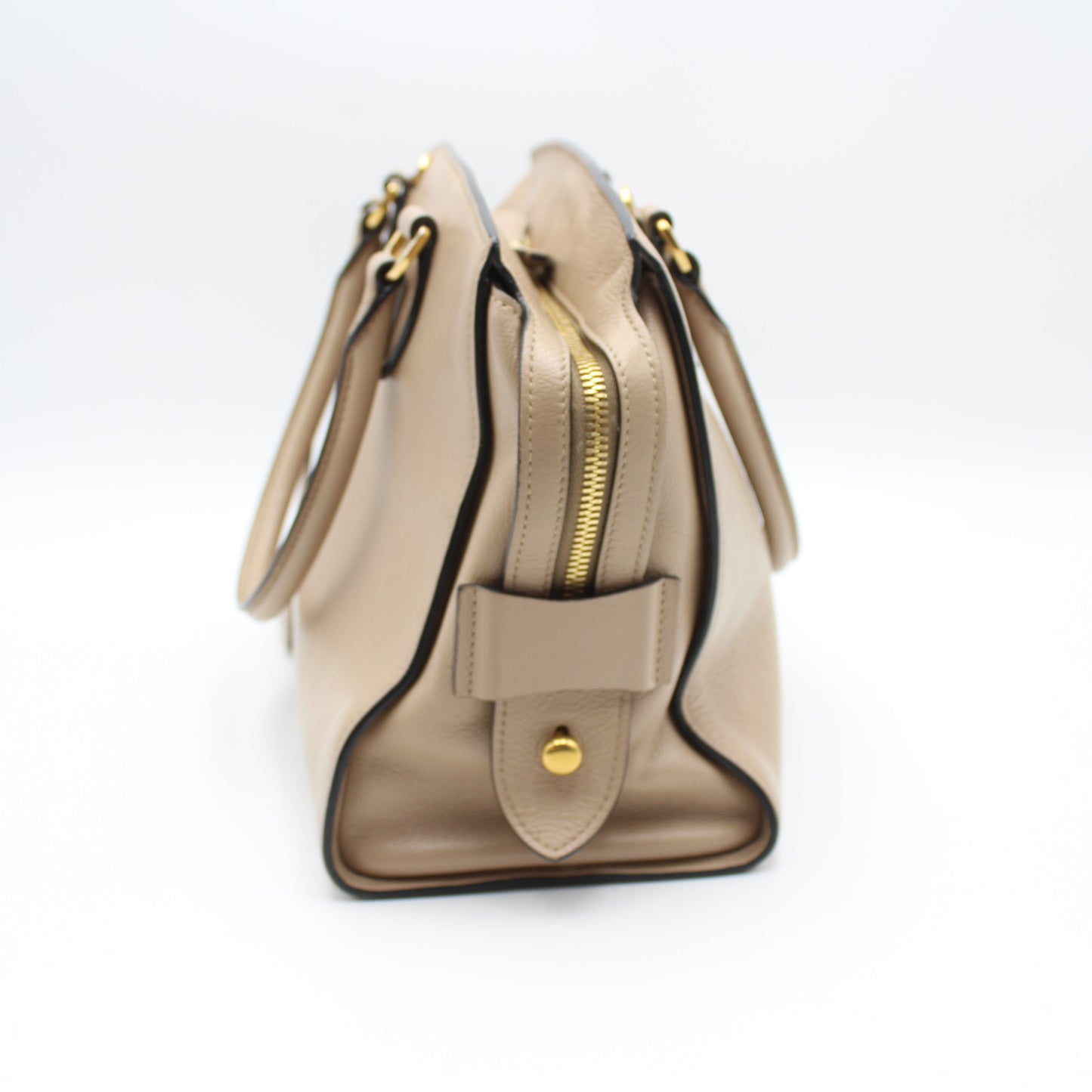 BORSA TOTE PRADA A TRACOLLA IN PELLE MARTELLATA BEIGE PB209
