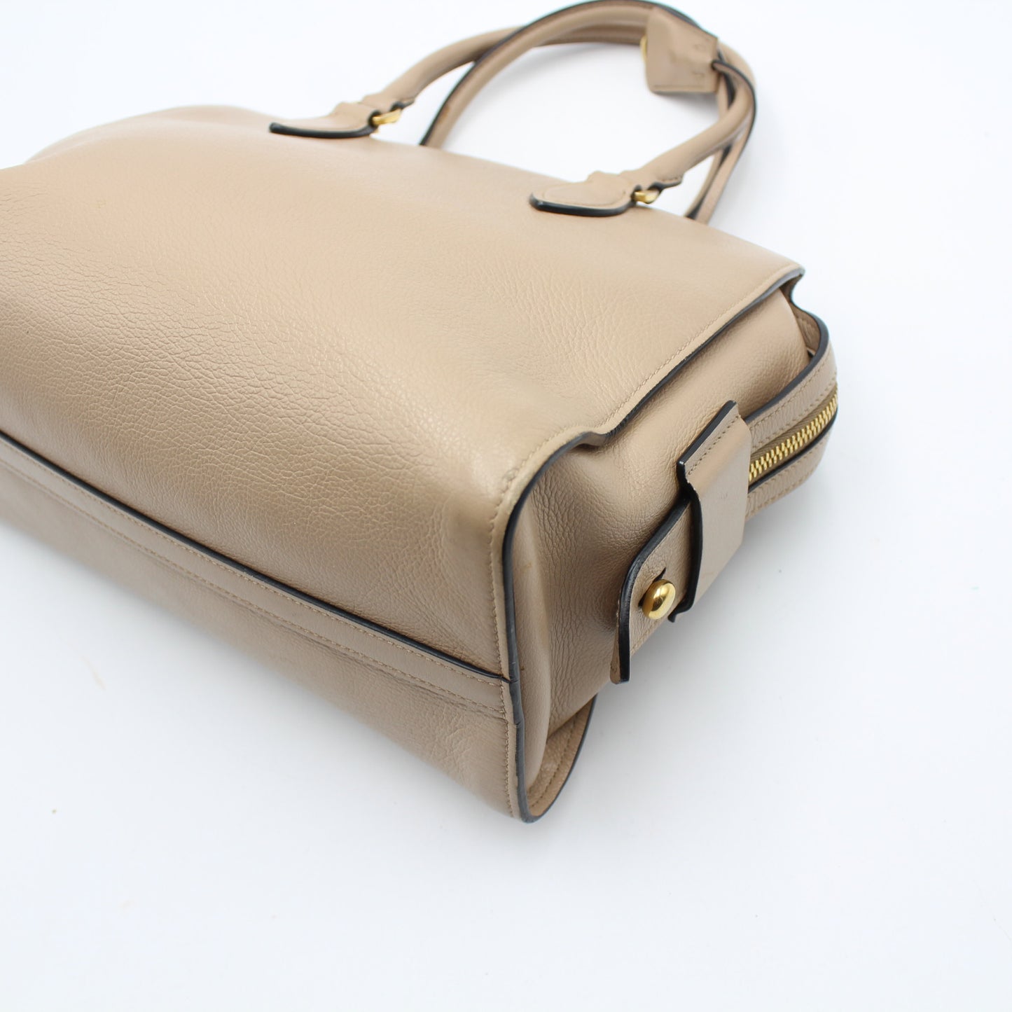 BORSA TOTE PRADA A TRACOLLA IN PELLE MARTELLATA BEIGE PB209