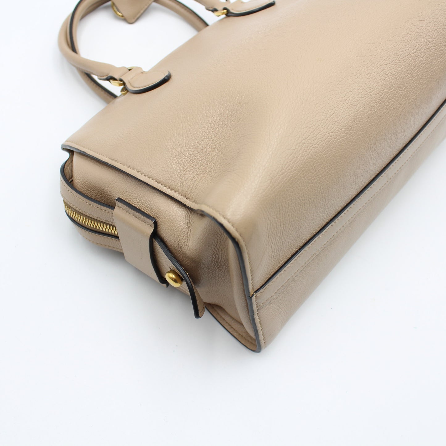 BORSA TOTE PRADA A TRACOLLA IN PELLE MARTELLATA BEIGE PB209