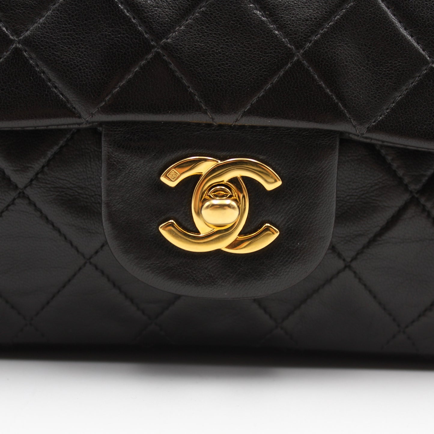 BORSA CHANEL TIMELESS CLASSICA DOUBLE FLAP MEDIA NERA CB262