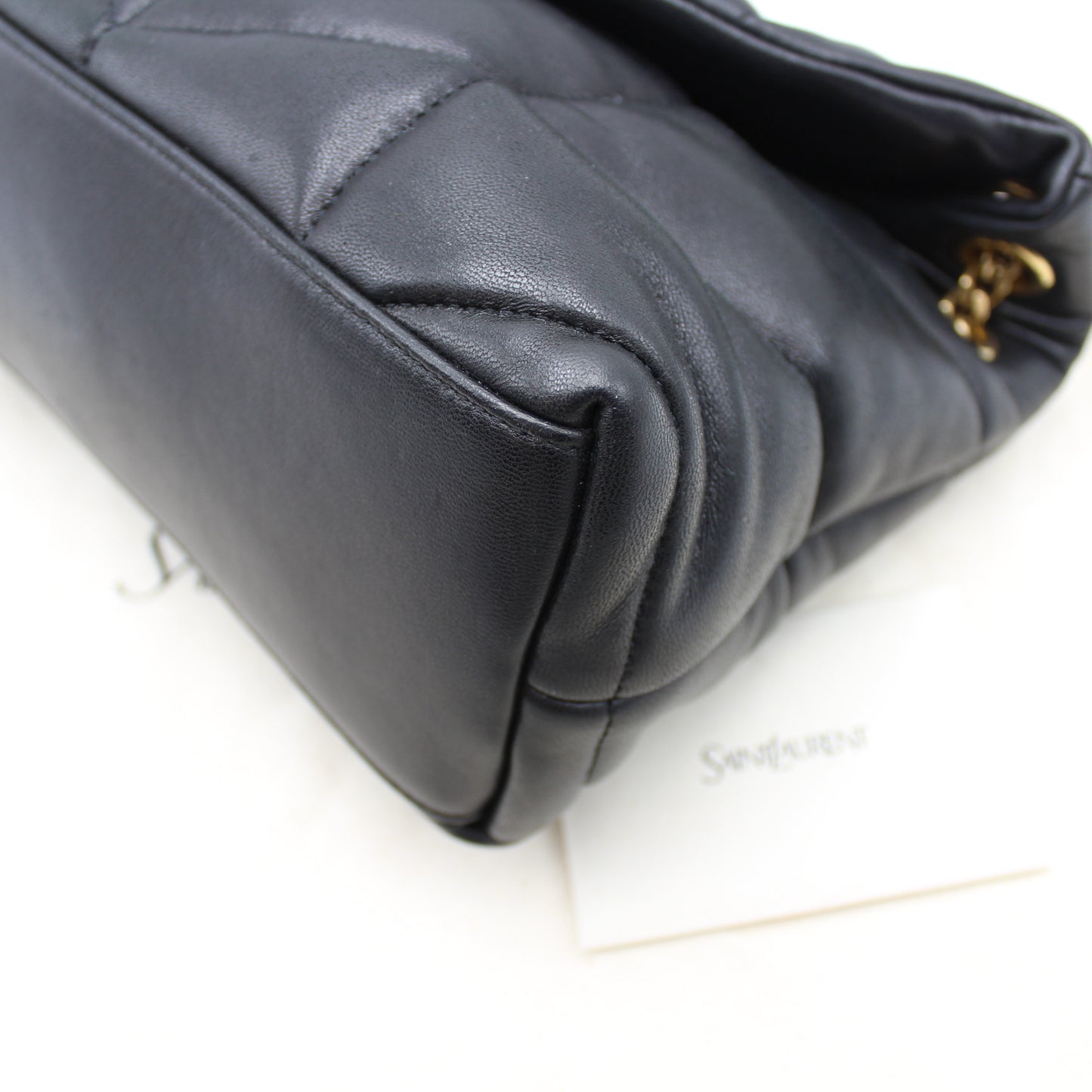 BORSA SAINT LAURENT PUFFER SMALL NERA IN NAPPA TRAPUNTATA YB120