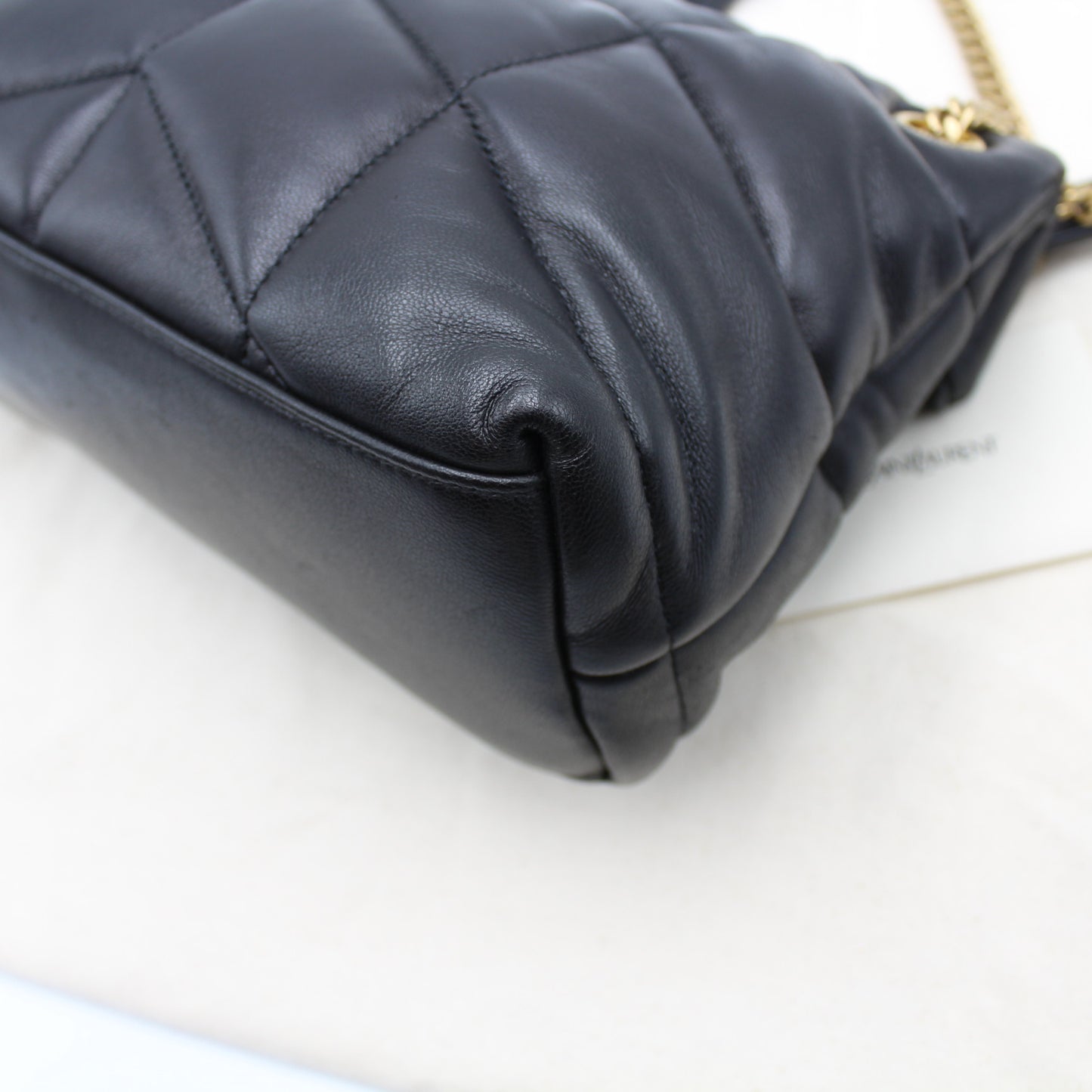 BORSA SAINT LAURENT PUFFER SMALL NERA IN NAPPA TRAPUNTATA YB120