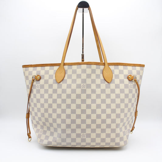 BORSA LOUIS VUITTON NEVERFULL MM DAMIER AZUR LB1804