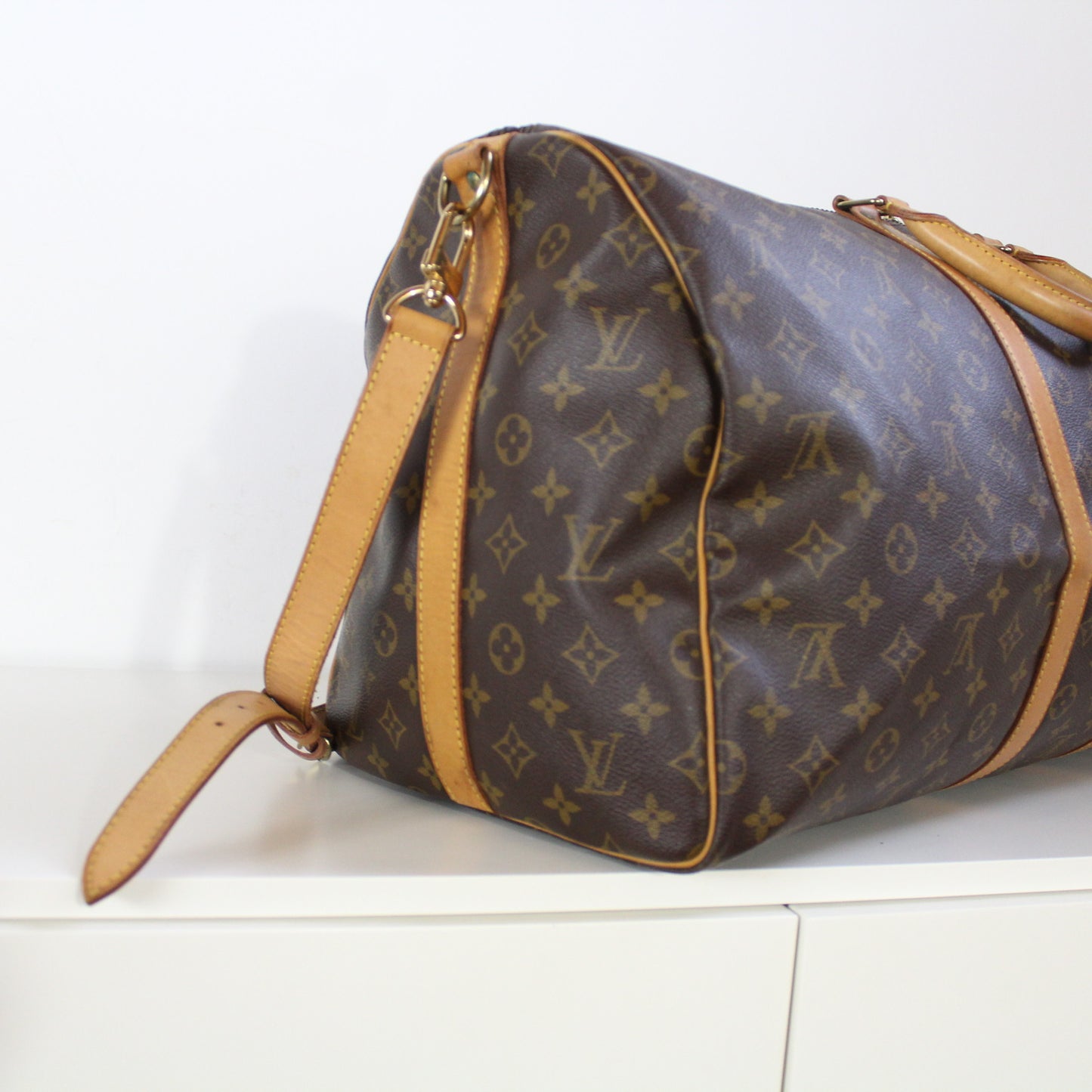 BORSA LOUIS VUITTON KEEPALL 55 BANDOULIERE MONOGRAM LB1803