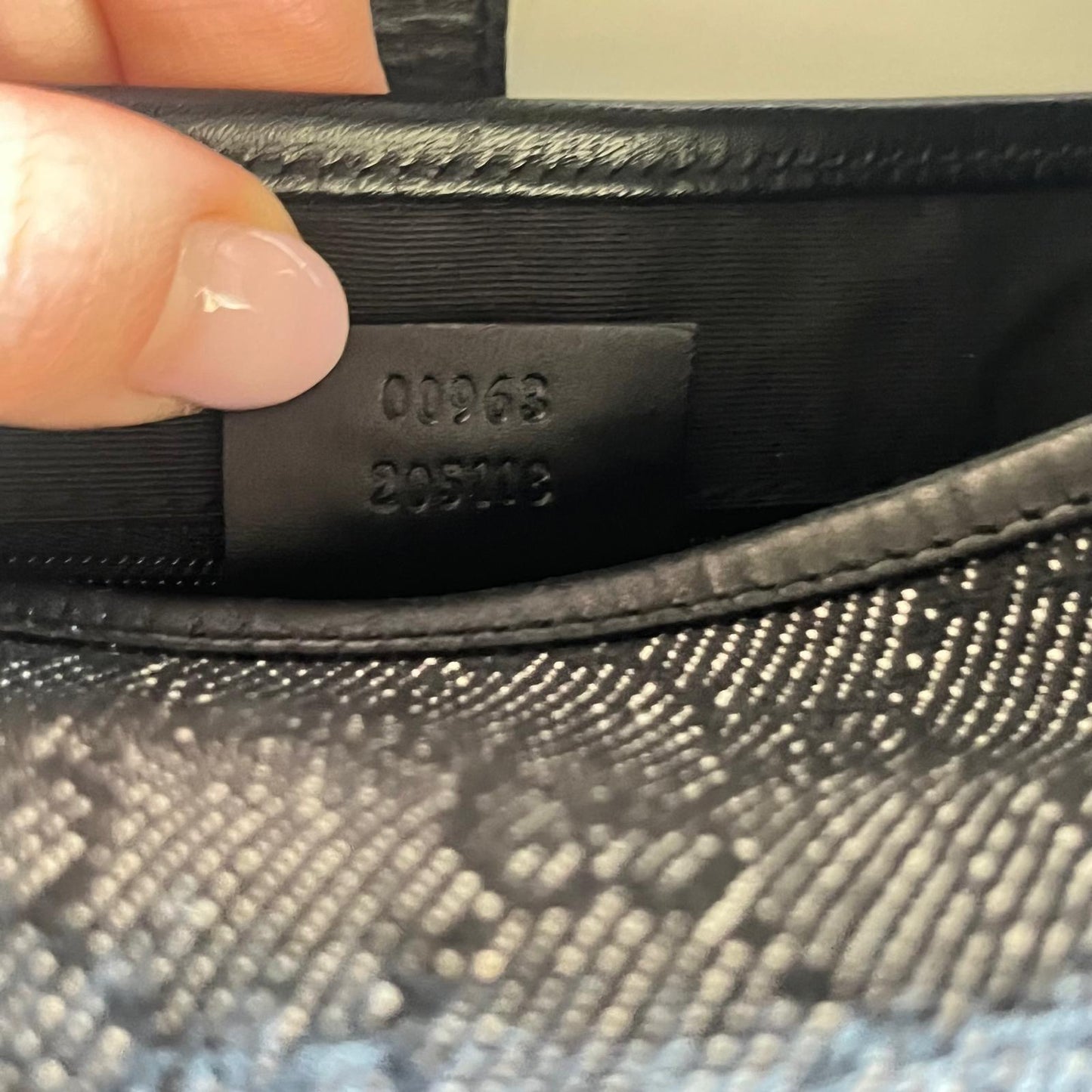 BORSA GUCCI JACKIE GG NERA GB254