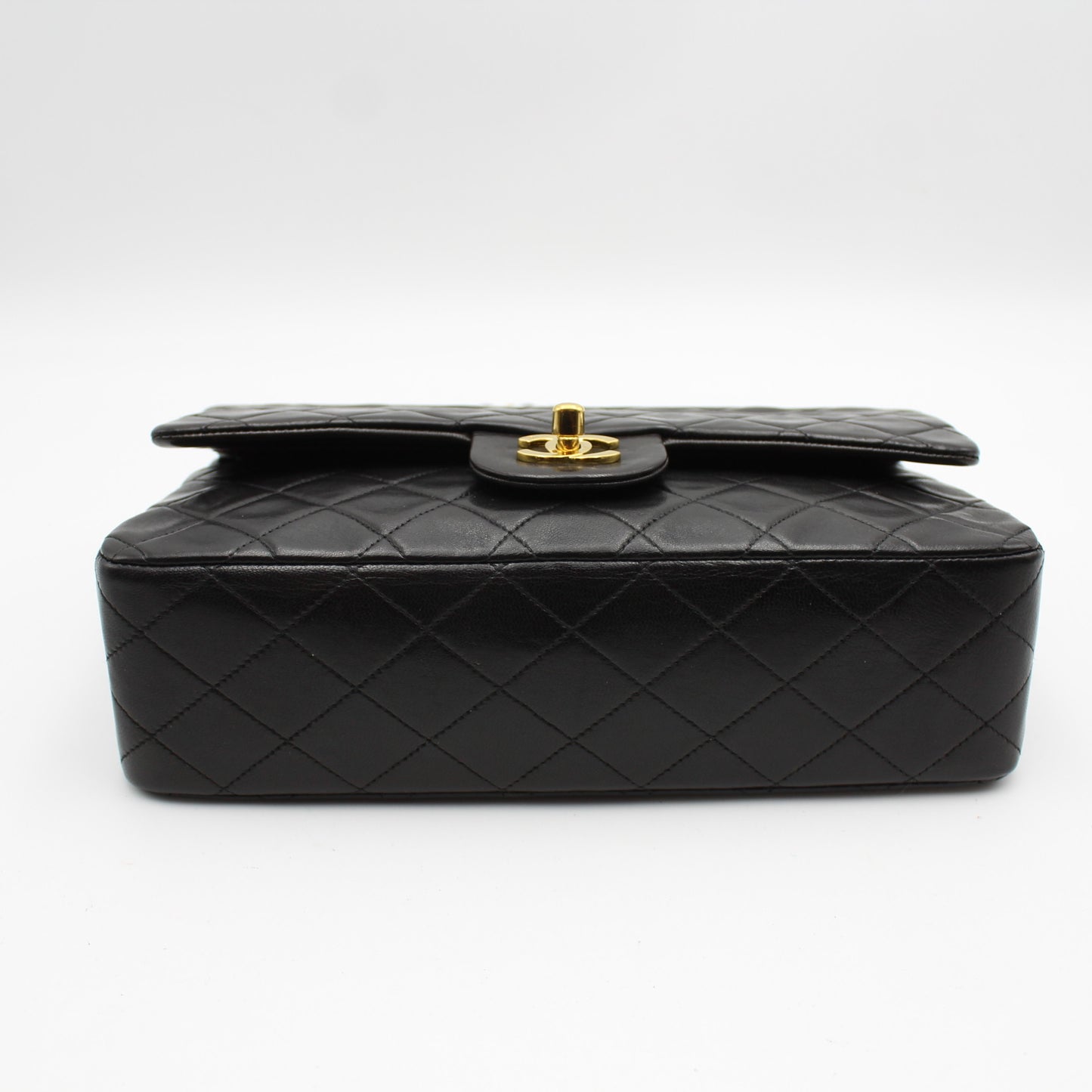 BORSA CHANEL TIMELESS CLASSICA DOUBLE FLAP MEDIA NERA CB263