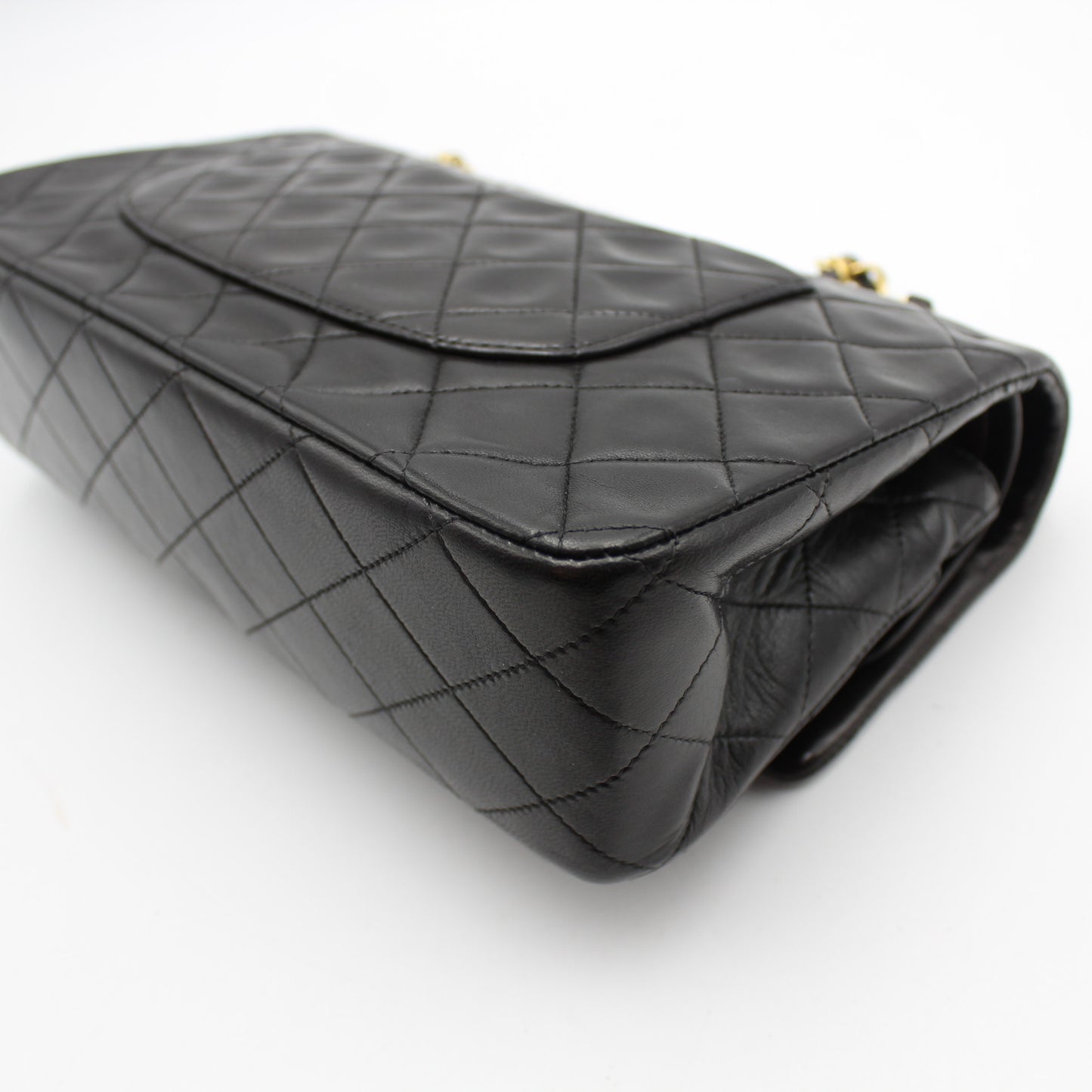 BORSA CHANEL TIMELESS CLASSICA DOUBLE FLAP MEDIA NERA CB263