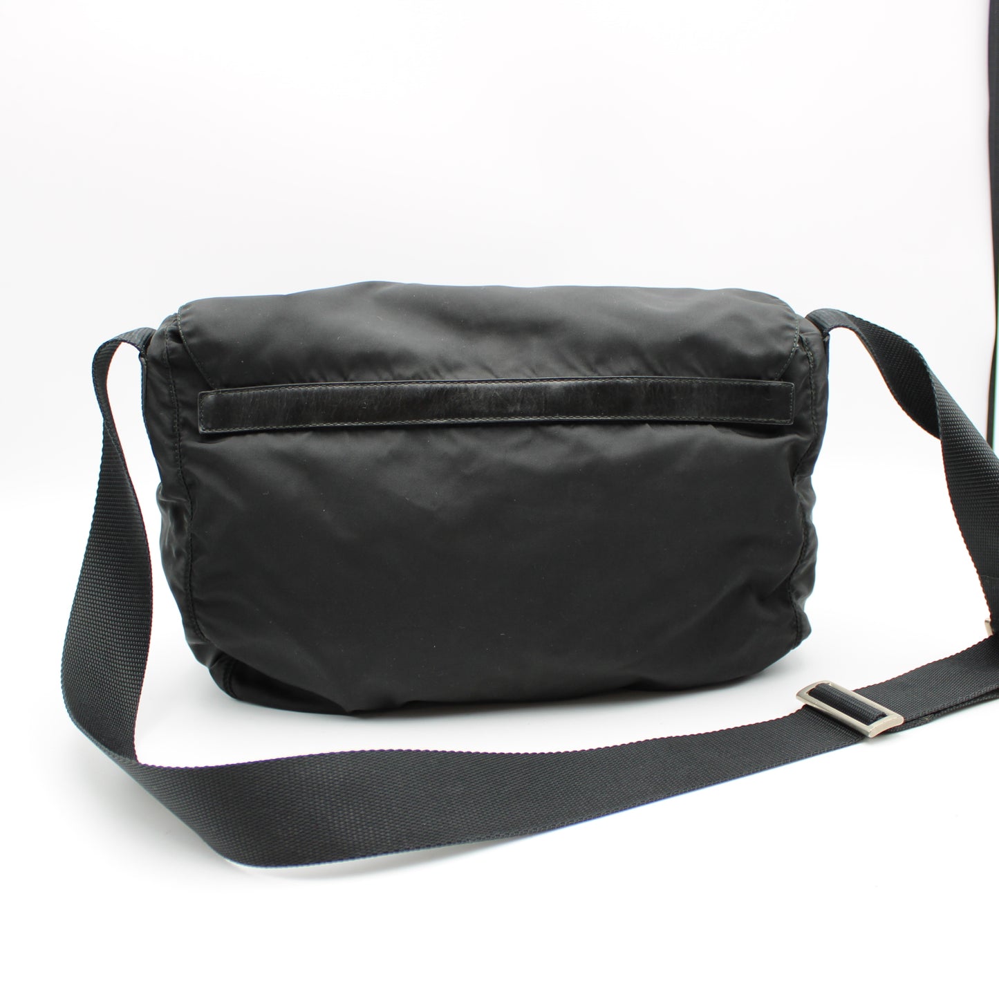 BORSA PRADA MESSENGER BAG TELA VELA NERO PB210
