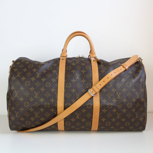 BORSA LOUIS VUITTON KEEPALL 55 BANDOULIERE MONOGRAM LB1812