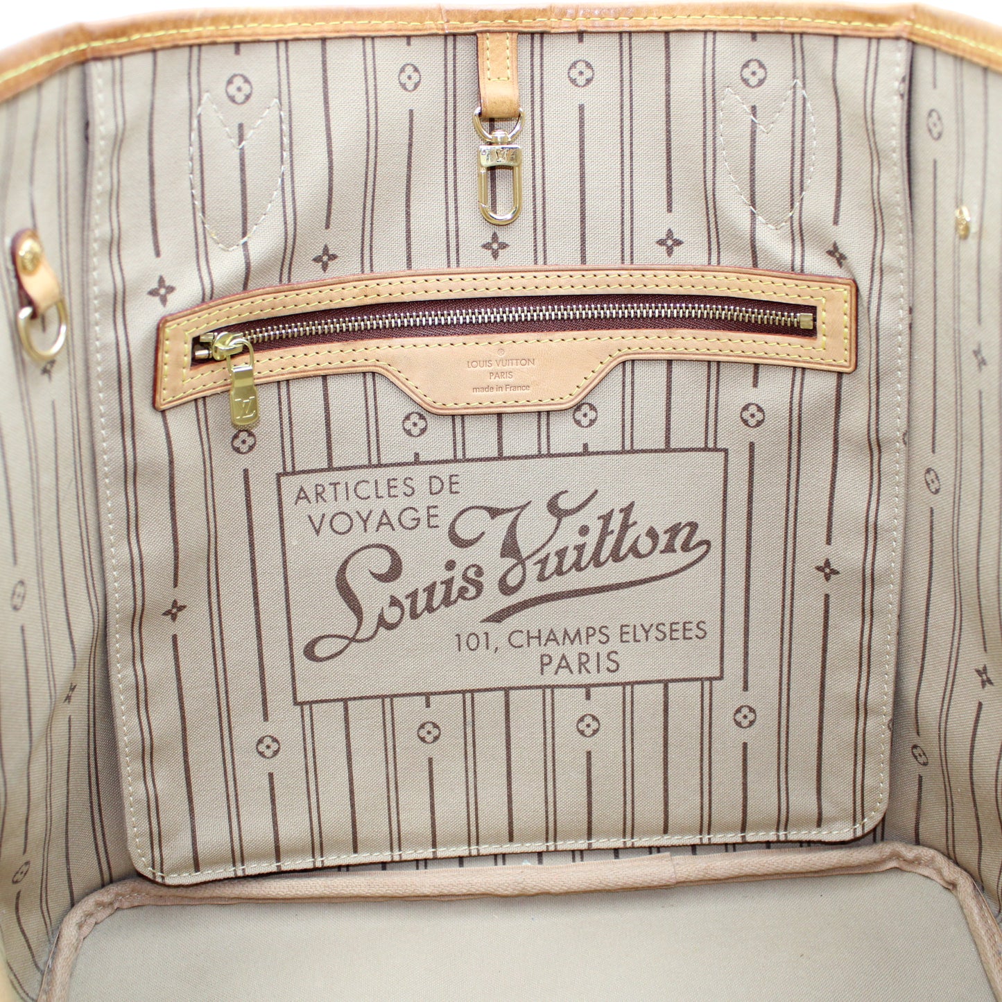 BORSA LOUIS VUITTON NEVERFULL MM MONOGRAM LB1823