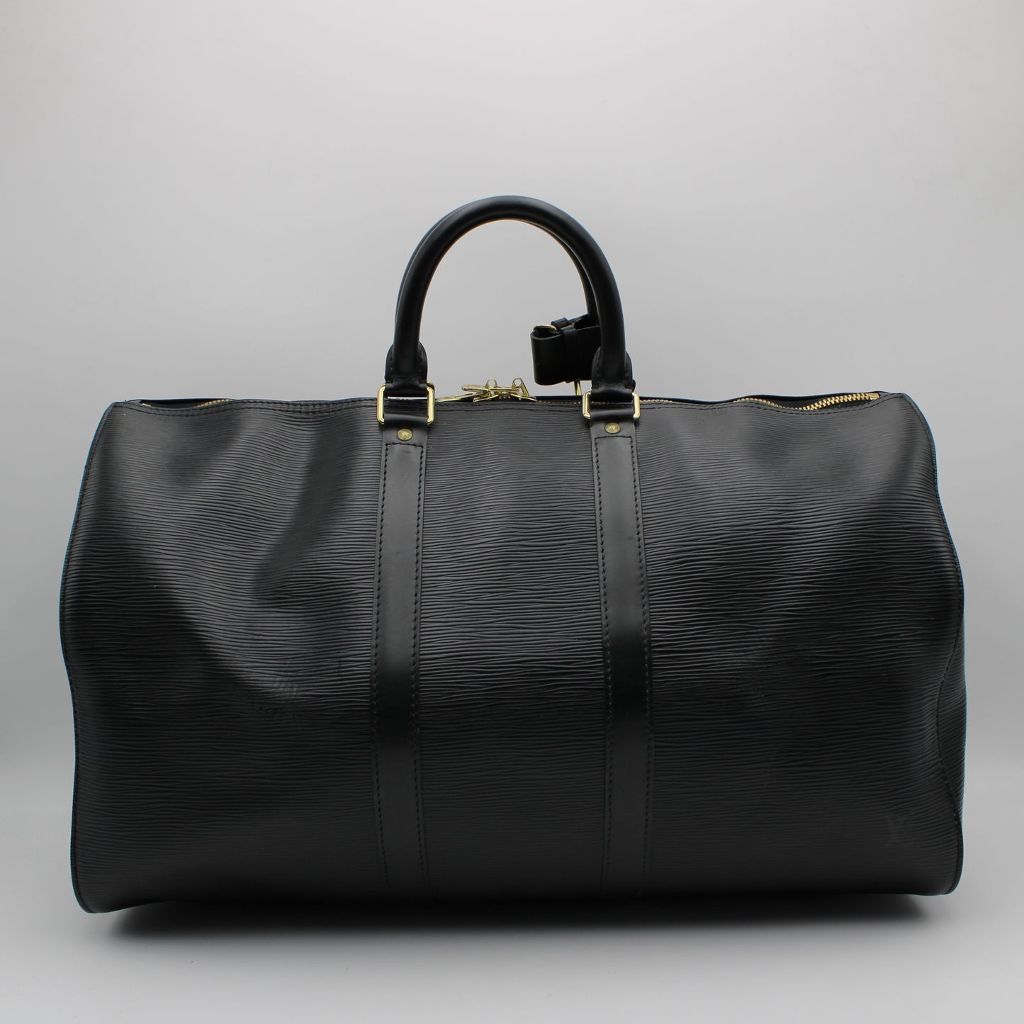 BORSA LOUIS VUITTON KEEPALL 45 IN PELLE EPI NERO LB1828