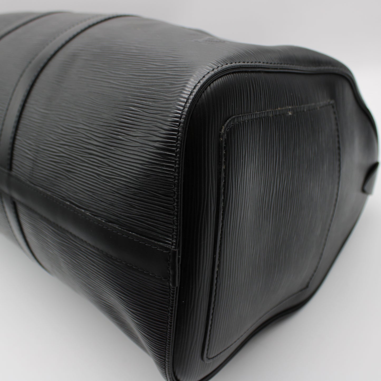 BORSA LOUIS VUITTON KEEPALL 45 IN PELLE EPI NERO LB1828