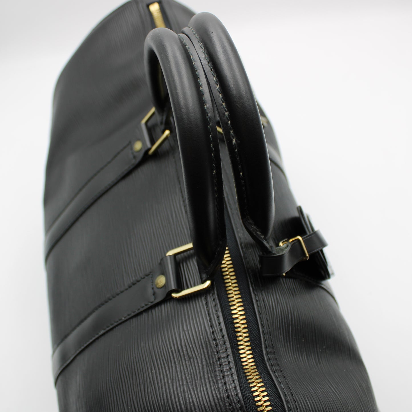 BORSA LOUIS VUITTON KEEPALL 45 IN PELLE EPI NERO LB1828