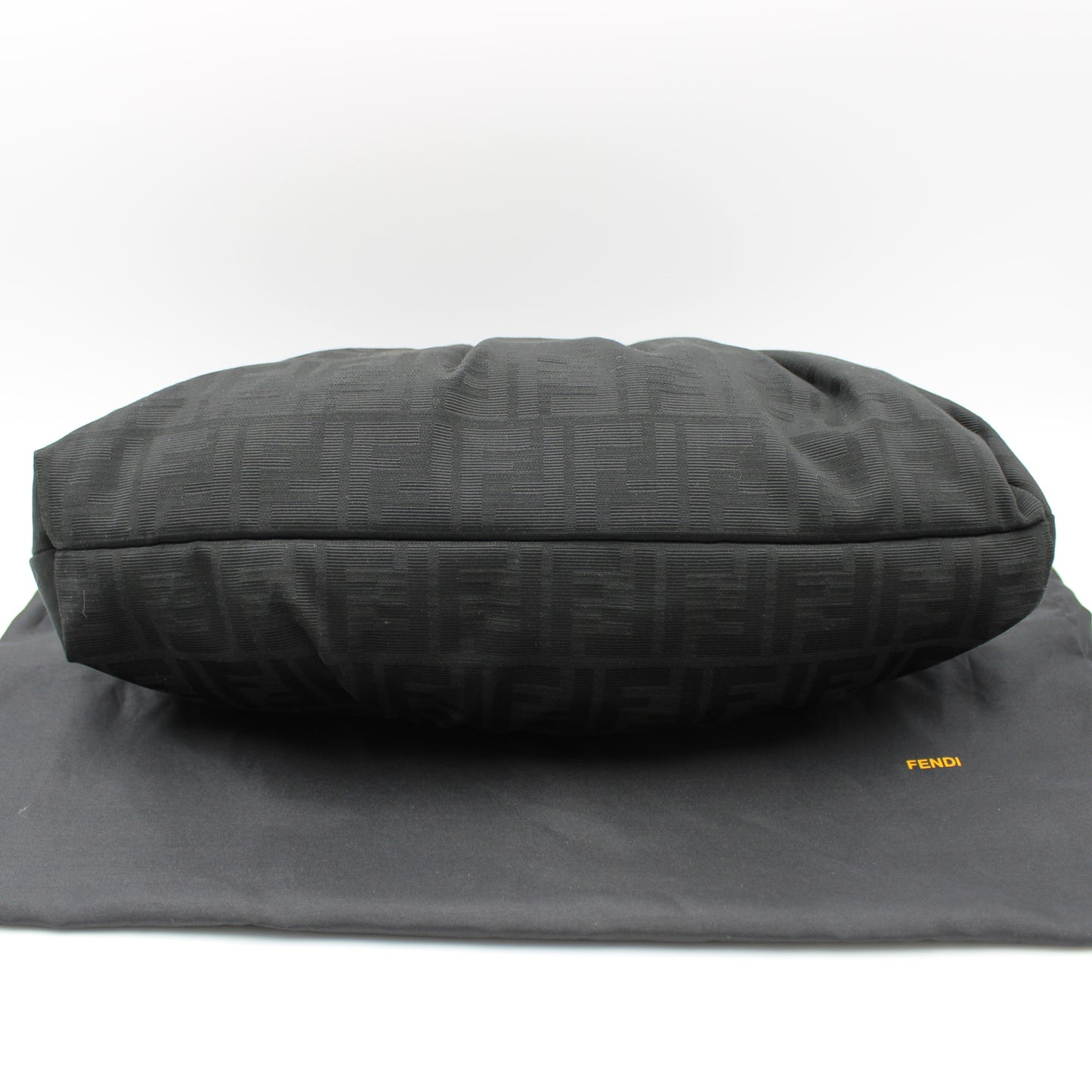 BORSA FENDI CHEF IN TELA FF ZUCCA NERA