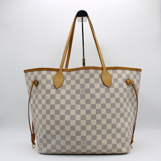 BORSA LOUIS VUITTON NEVERFULL MM DAMIER AZUR LB1804