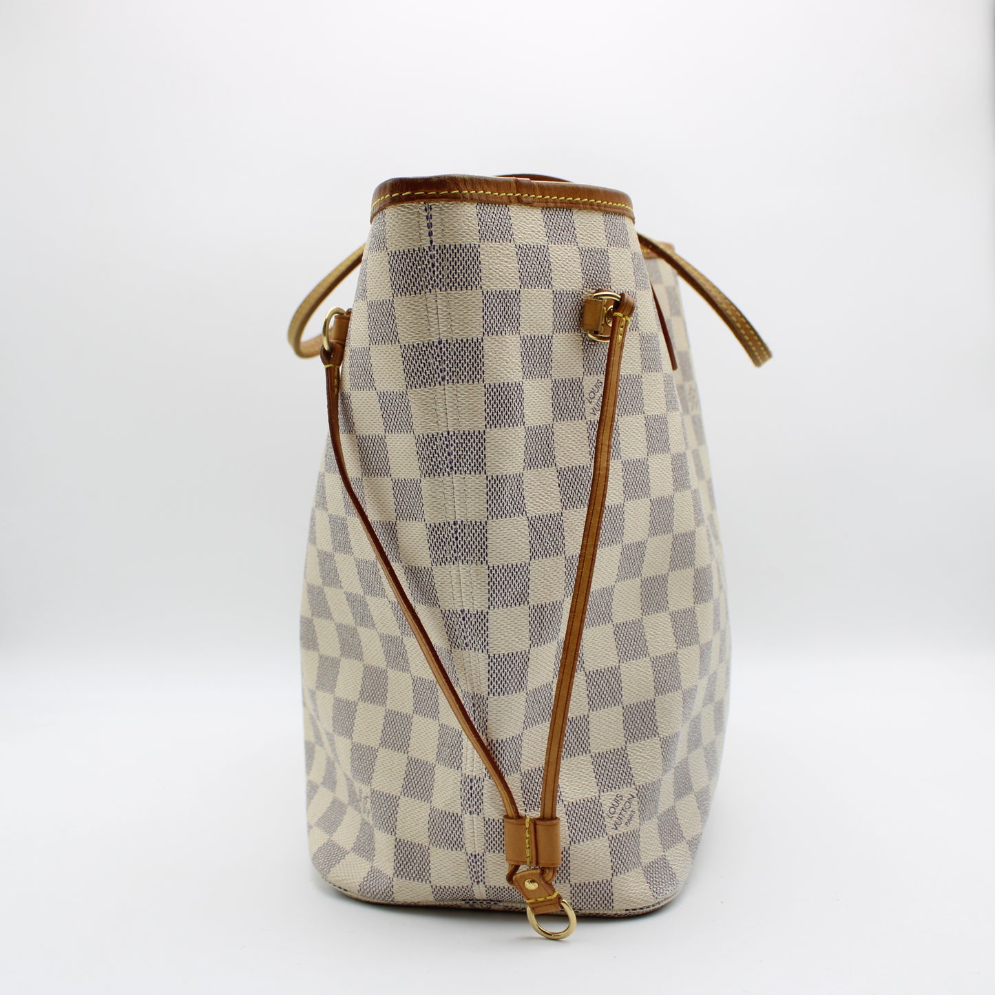BORSA LOUIS VUITTON NEVERFULL MM DAMIER AZUR LB1804