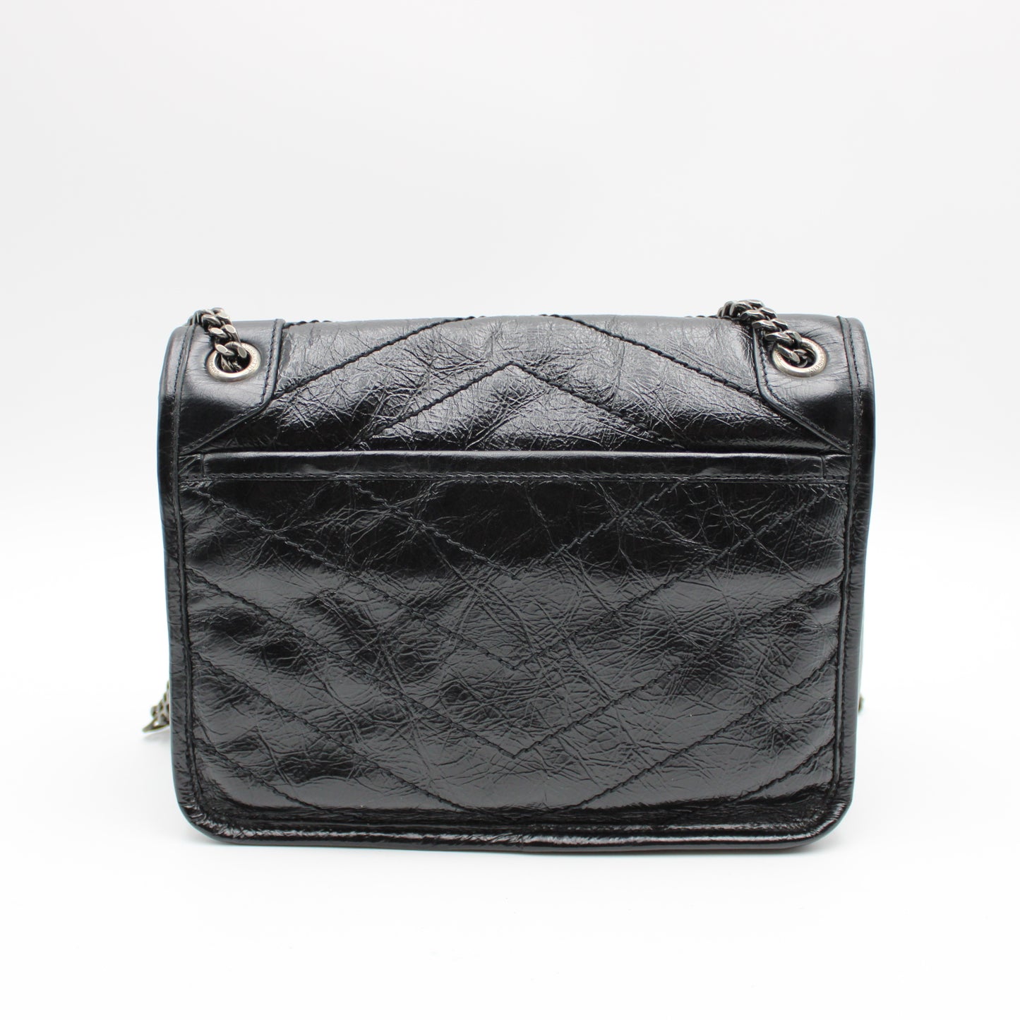 BORSA SAINT LAURENT NIKI BABY IN PELLE NERA YB121