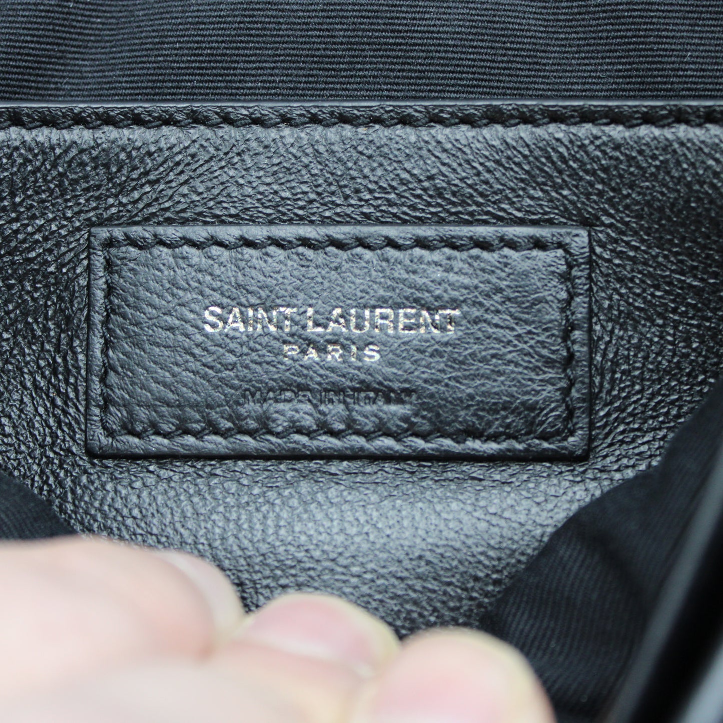 BORSA SAINT LAURENT NIKI BABY IN PELLE NERA YB121