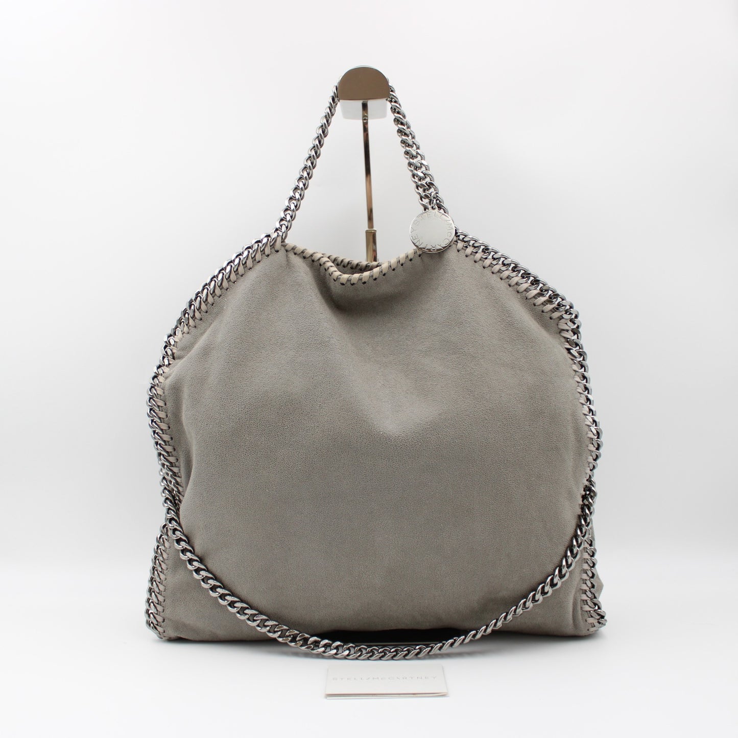 BORSA TOTE FALABELLA PIEGHEVOLE TRE CATENE GRIGIO SB114