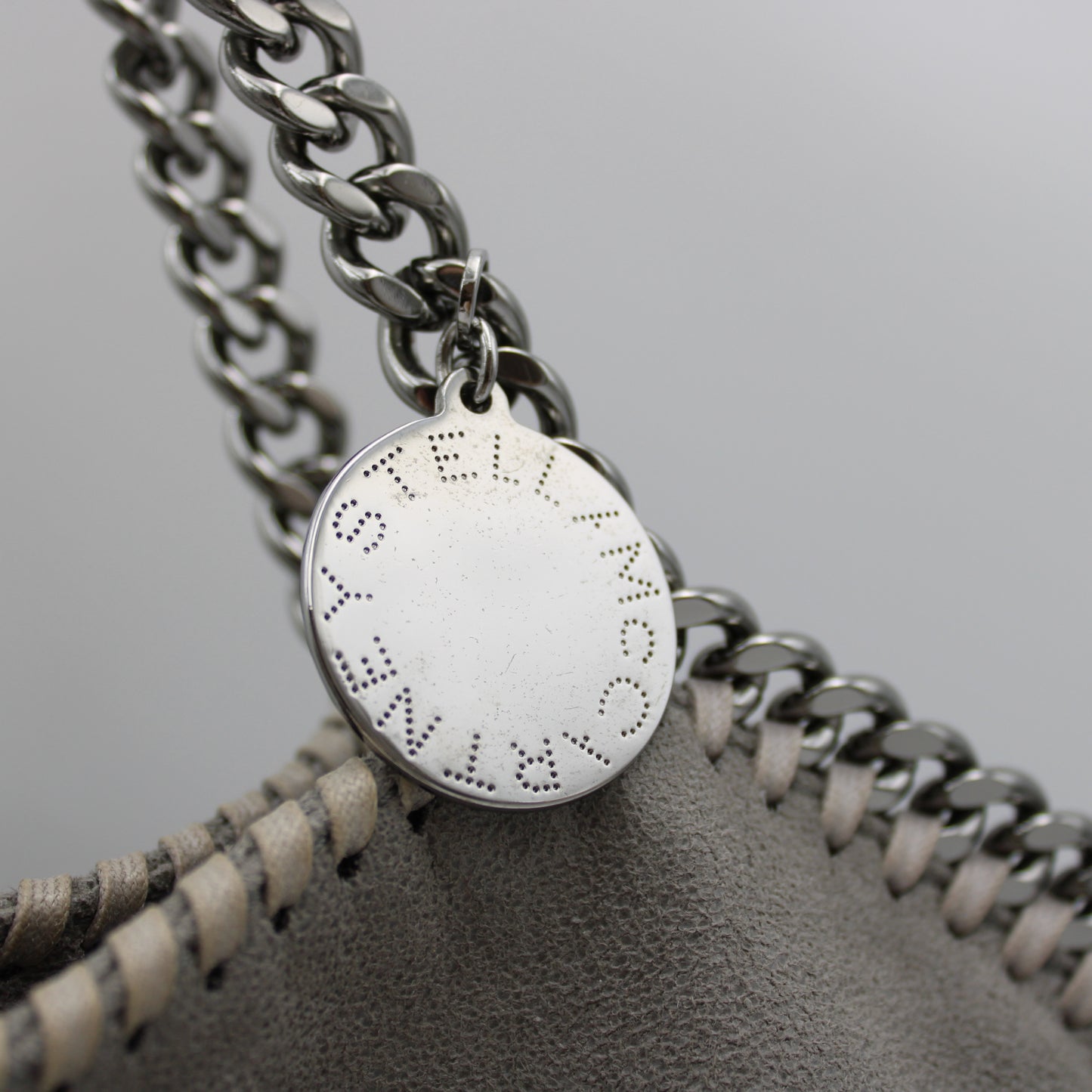 BORSA TOTE FALABELLA PIEGHEVOLE TRE CATENE GRIGIO SB114