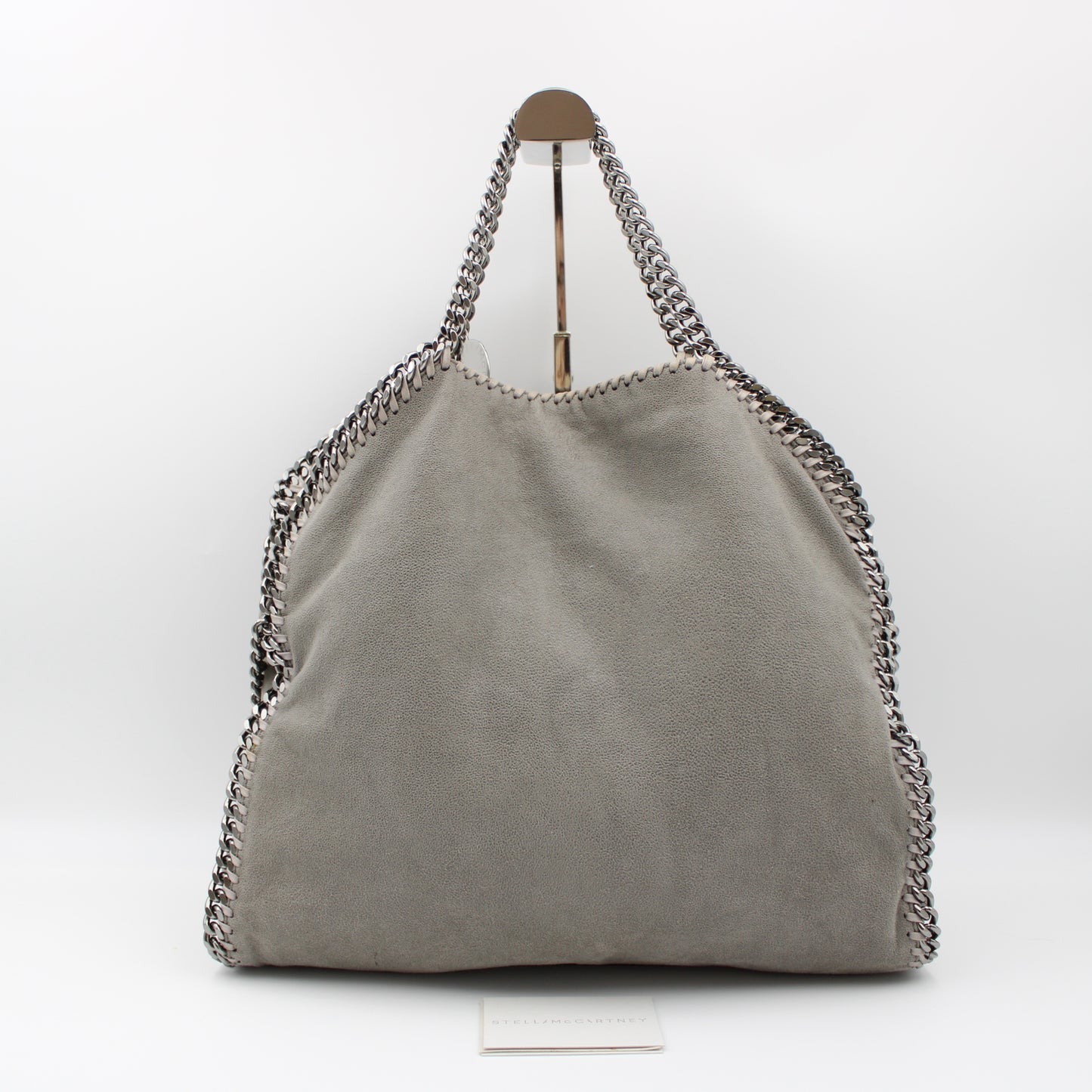 BORSA TOTE FALABELLA PIEGHEVOLE TRE CATENE GRIGIO SB114
