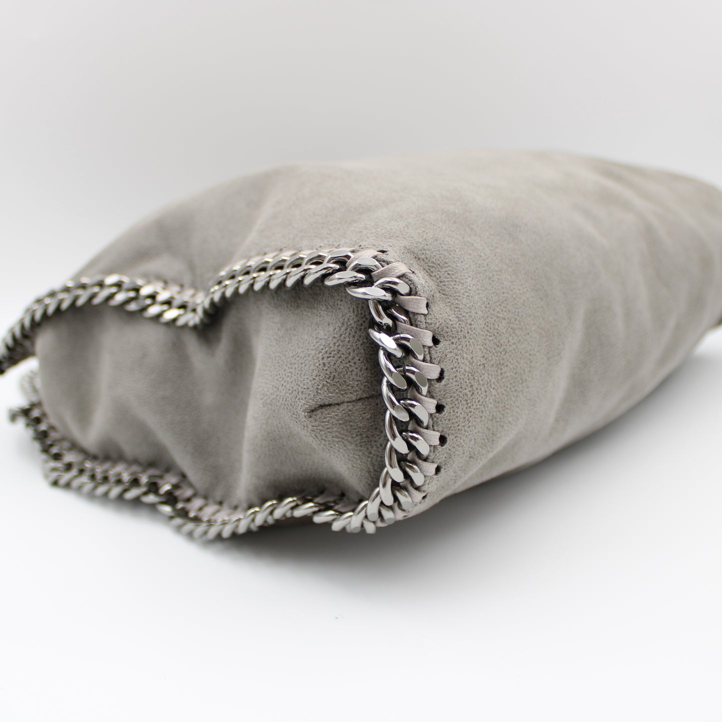 BORSA TOTE FALABELLA PIEGHEVOLE TRE CATENE GRIGIO SB114