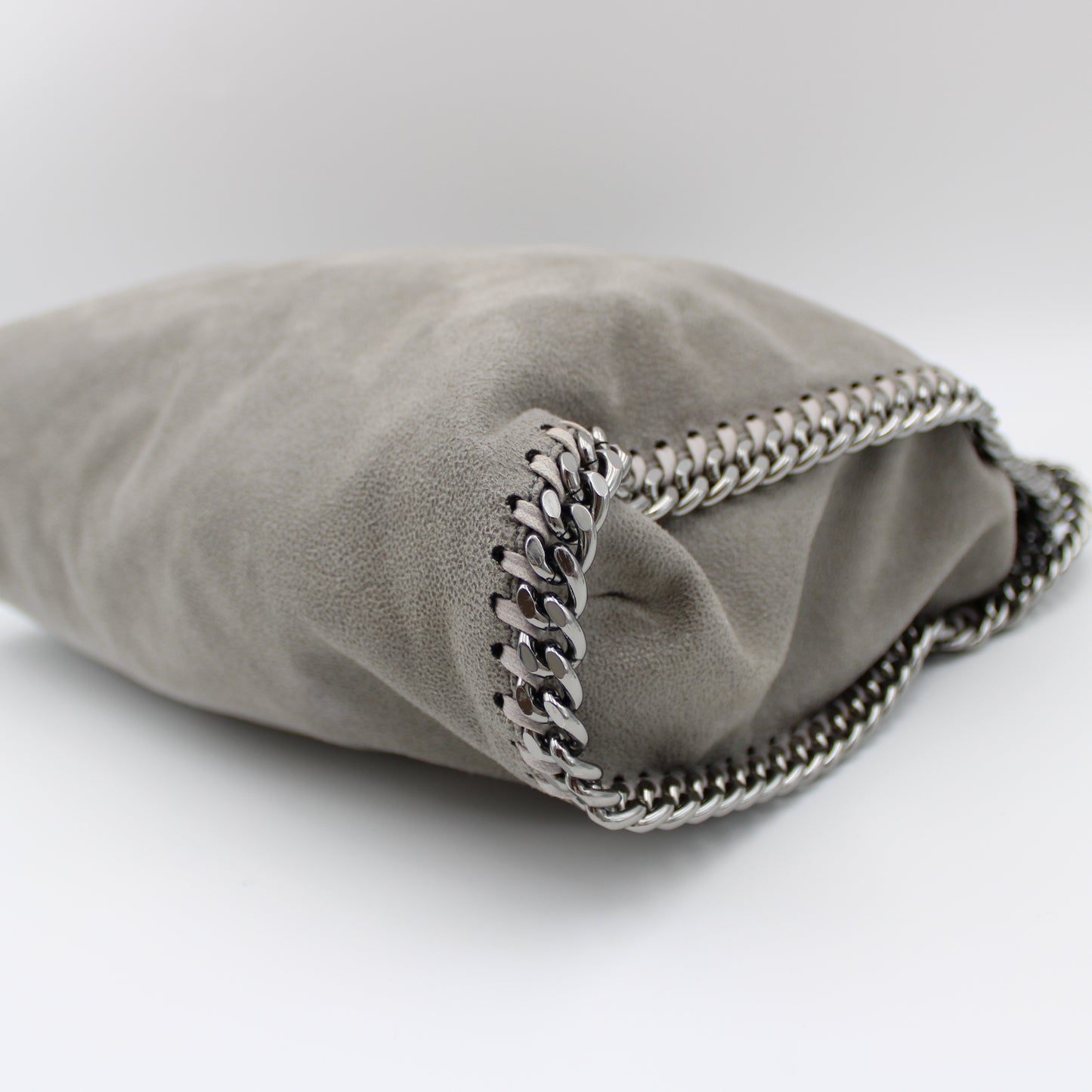 BORSA TOTE FALABELLA PIEGHEVOLE TRE CATENE GRIGIO SB114