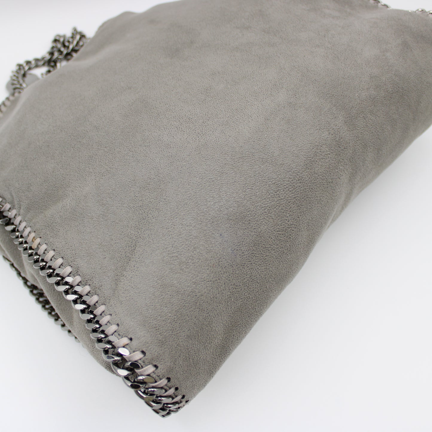 BORSA TOTE FALABELLA PIEGHEVOLE TRE CATENE GRIGIO SB114