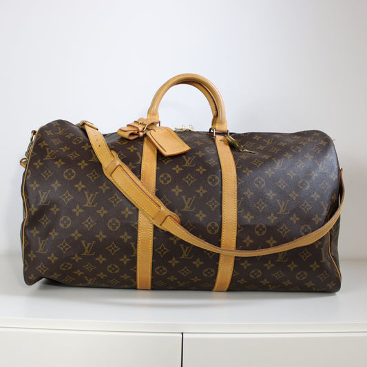 BORSA LOUIS VUITTON KEEPALL 55 BANDOULIERE MONOGRAM LB1860